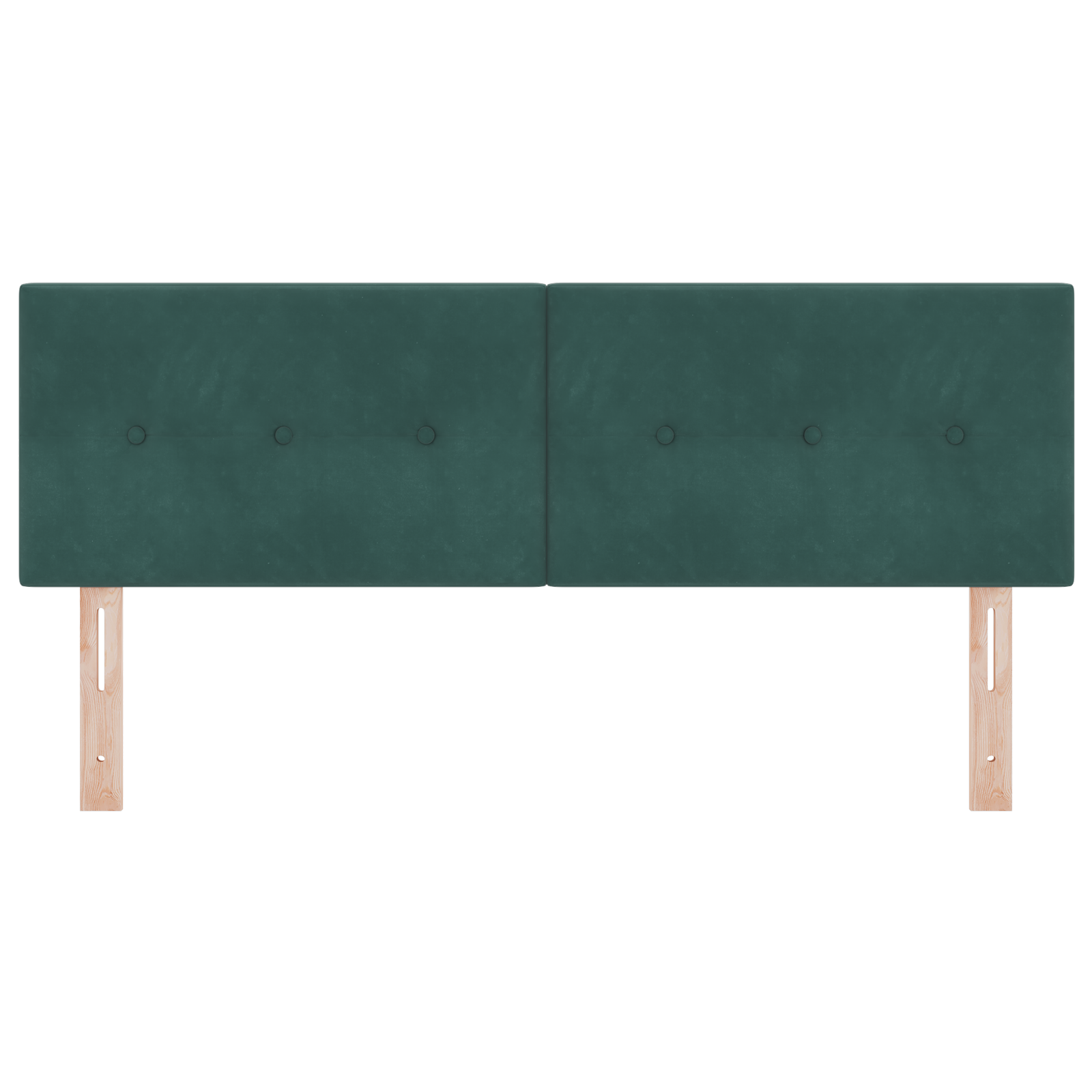 vidaXL Cap de pat LED tapițat cu butoane verde închis 72 cm catifea vidaXL Cap de pat LED tapițat cu butoane verde închis 72 cm catifea