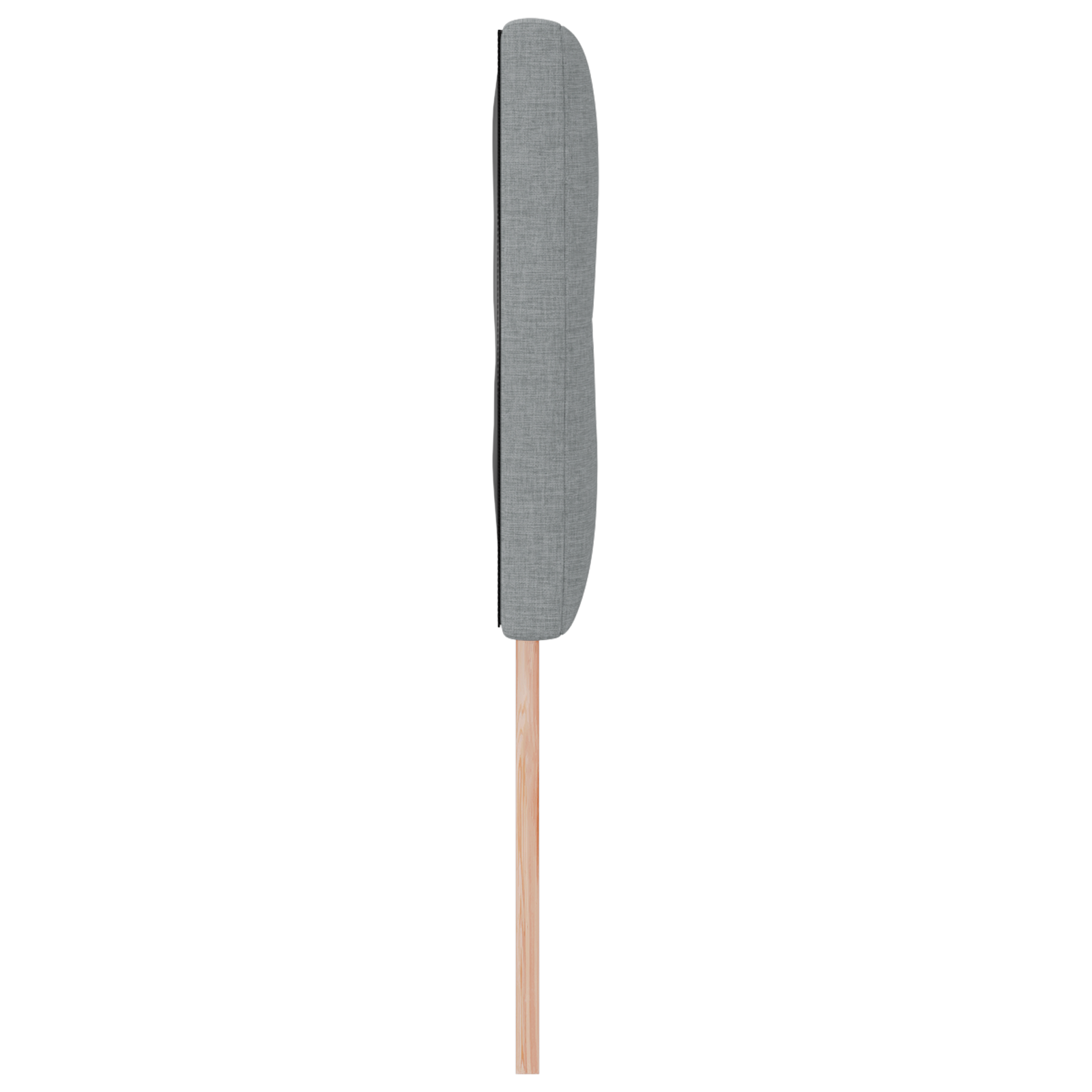 vidaXL Cap de pat cu butoane și LED, gri deschis, 80 cm, din stofă. vidaXL Cap de pat cu butoane și LED, gri deschis, 80 cm, din stofă.