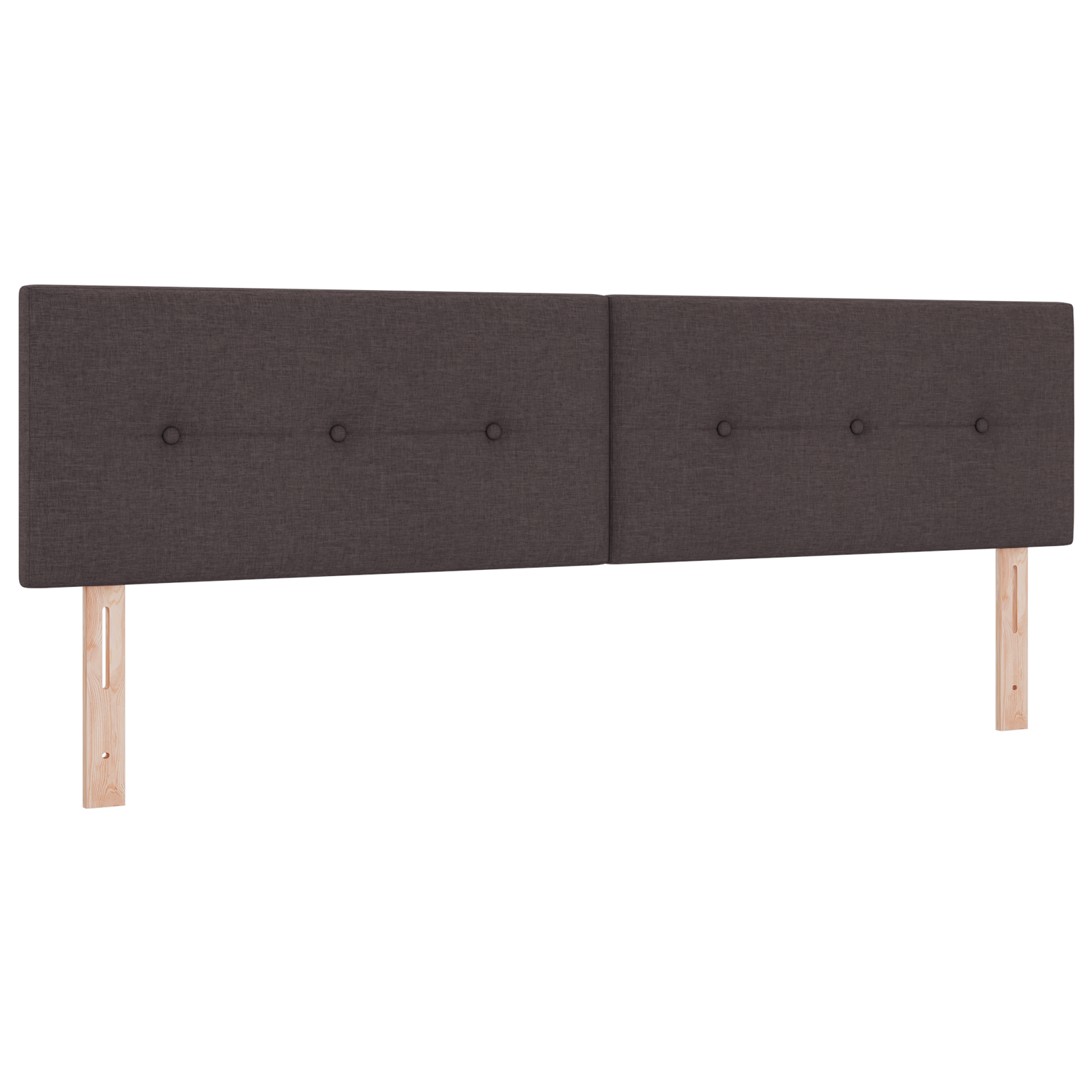 vidaXL Cap de pat LED tapițat maro închis, 90 cm, din țesătură vidaXL Cap de pat LED tapițat maro închis, 90 cm, din țesătură