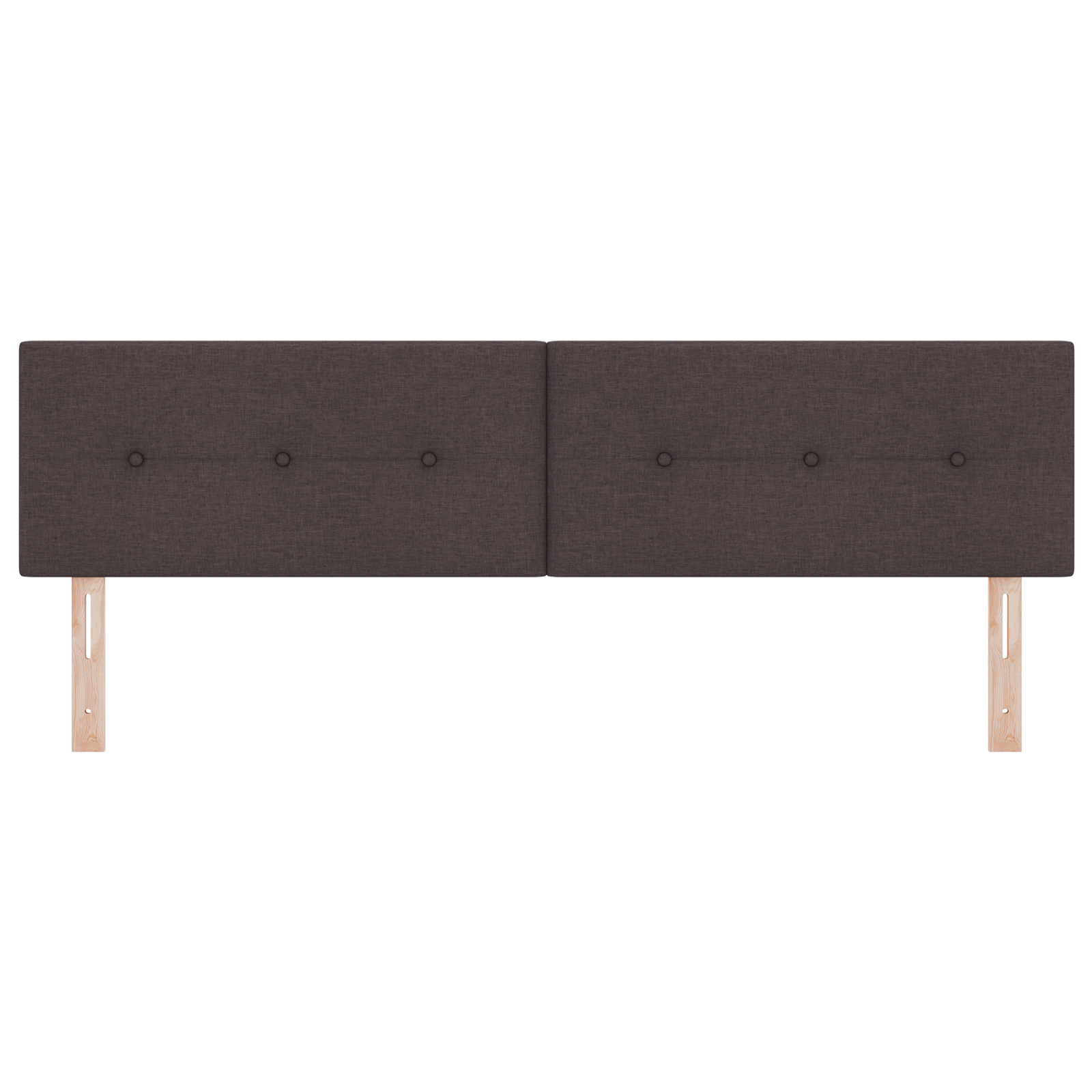 vidaXL Cap de pat LED tapițat maro închis, 90 cm, din țesătură vidaXL Cap de pat LED tapițat maro închis, 90 cm, din țesătură