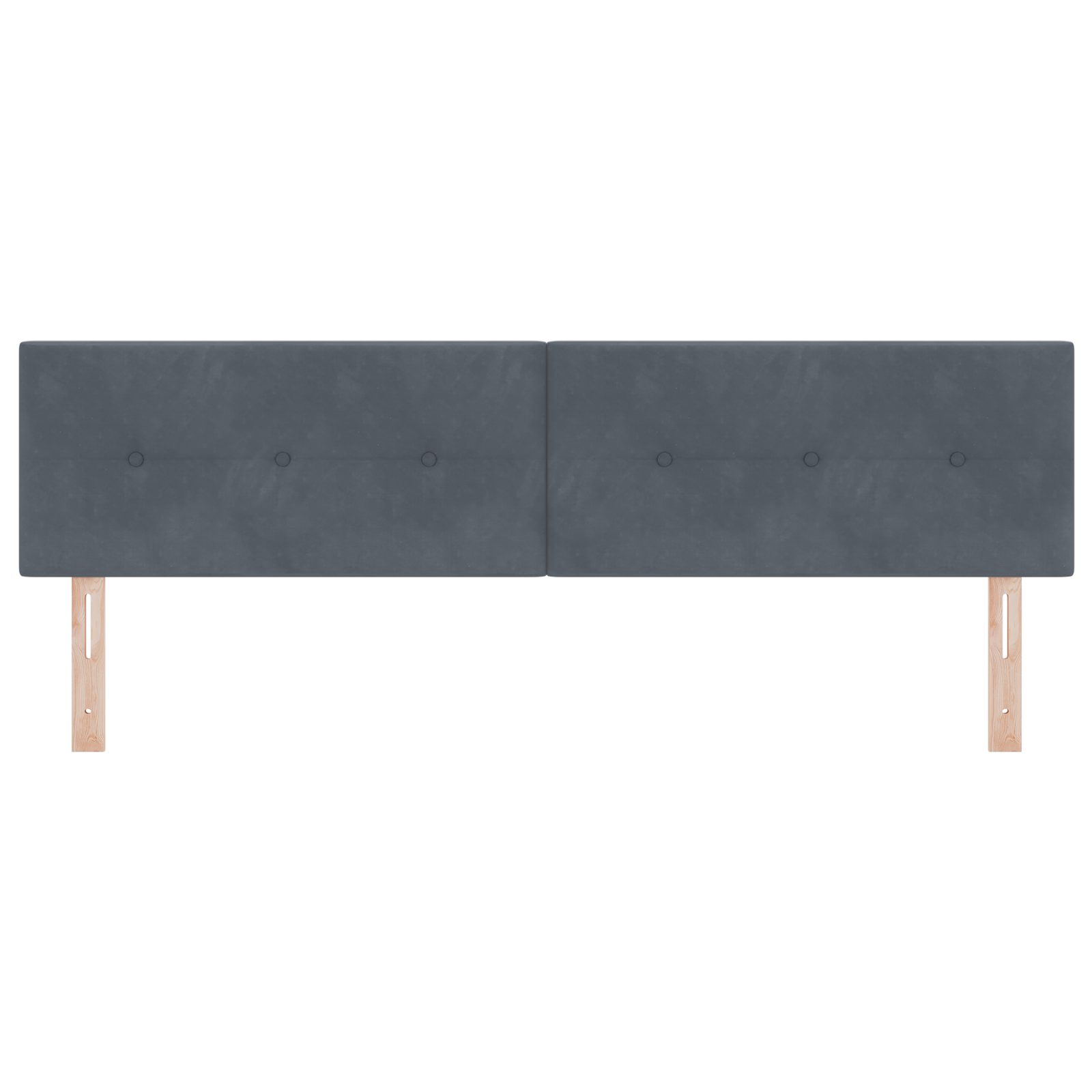 vidaXL Cap de Pat LED Tapitat Gri Închis 180 cm Catifea vidaXL Cap de Pat LED Tapitat Gri Închis 180 cm Catifea