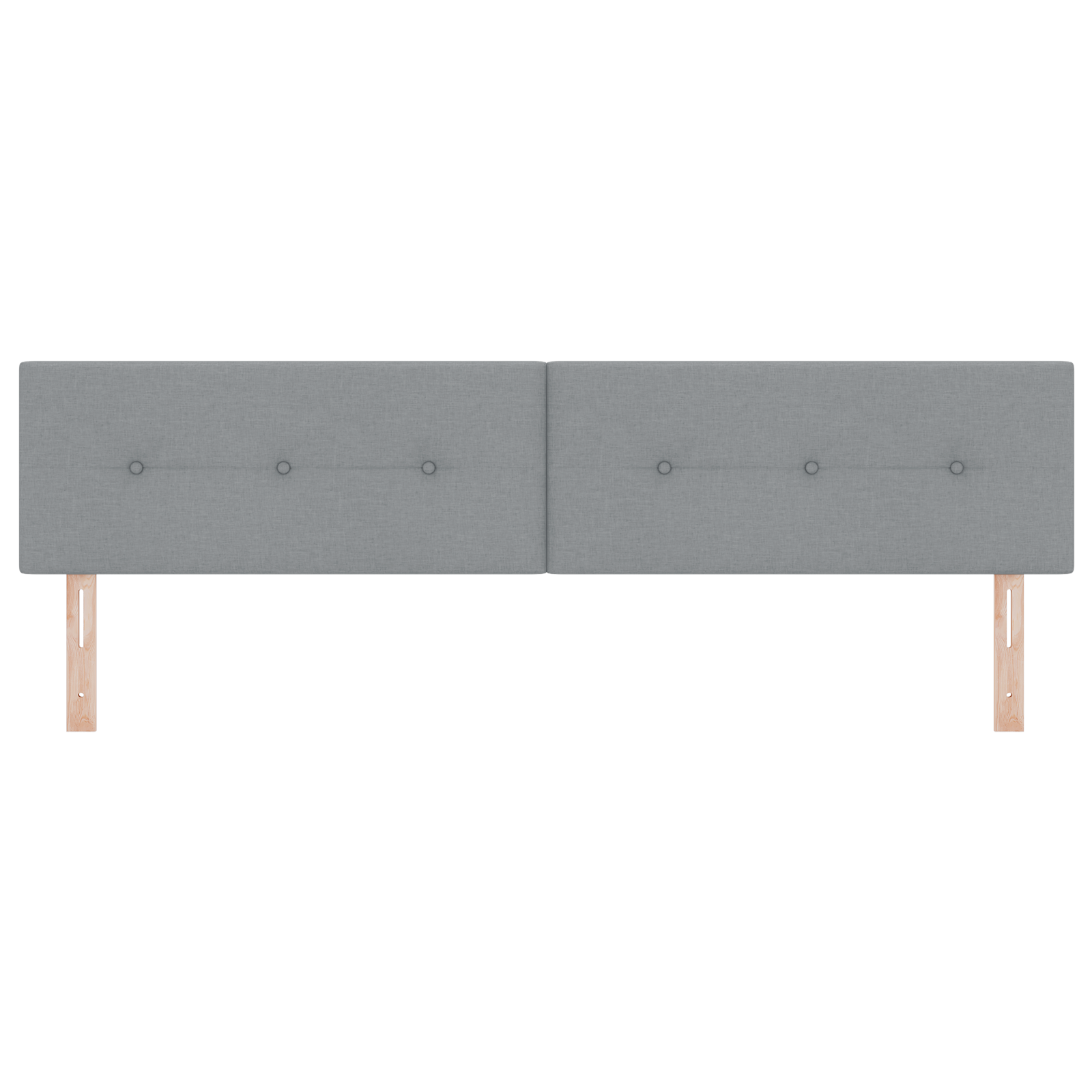 vidaXL Cap de pat LED gri deschis, tapițat și cu butoni, 100 cm, țesătură. vidaXL Cap de pat LED gri deschis, tapițat și cu butoni, 100 cm, țesătură.