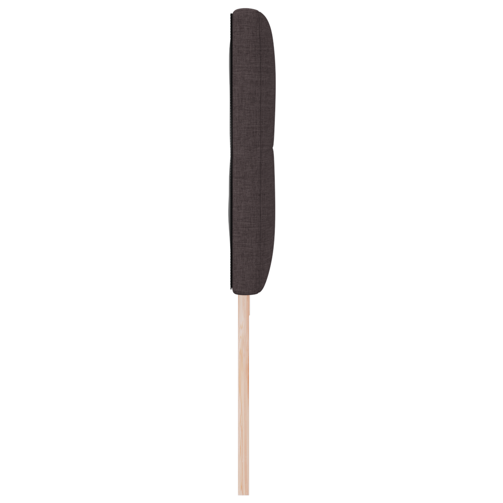 vidaXL Cap de pat LED tapițat cu butoane, maro închis, 100 cm. vidaXL Cap de pat LED tapițat cu butoane, maro închis, 100 cm.