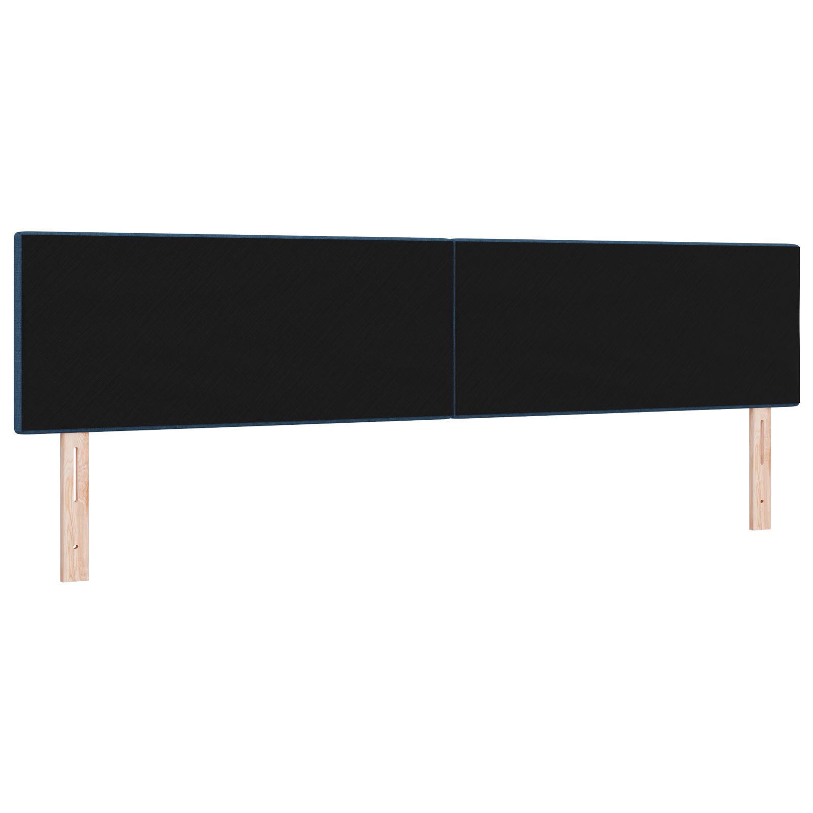 vidaXL Cap de pat LED cu buton moale albastru, 100 cm, țesătură vidaXL Cap de pat LED cu buton moale albastru, 100 cm, țesătură