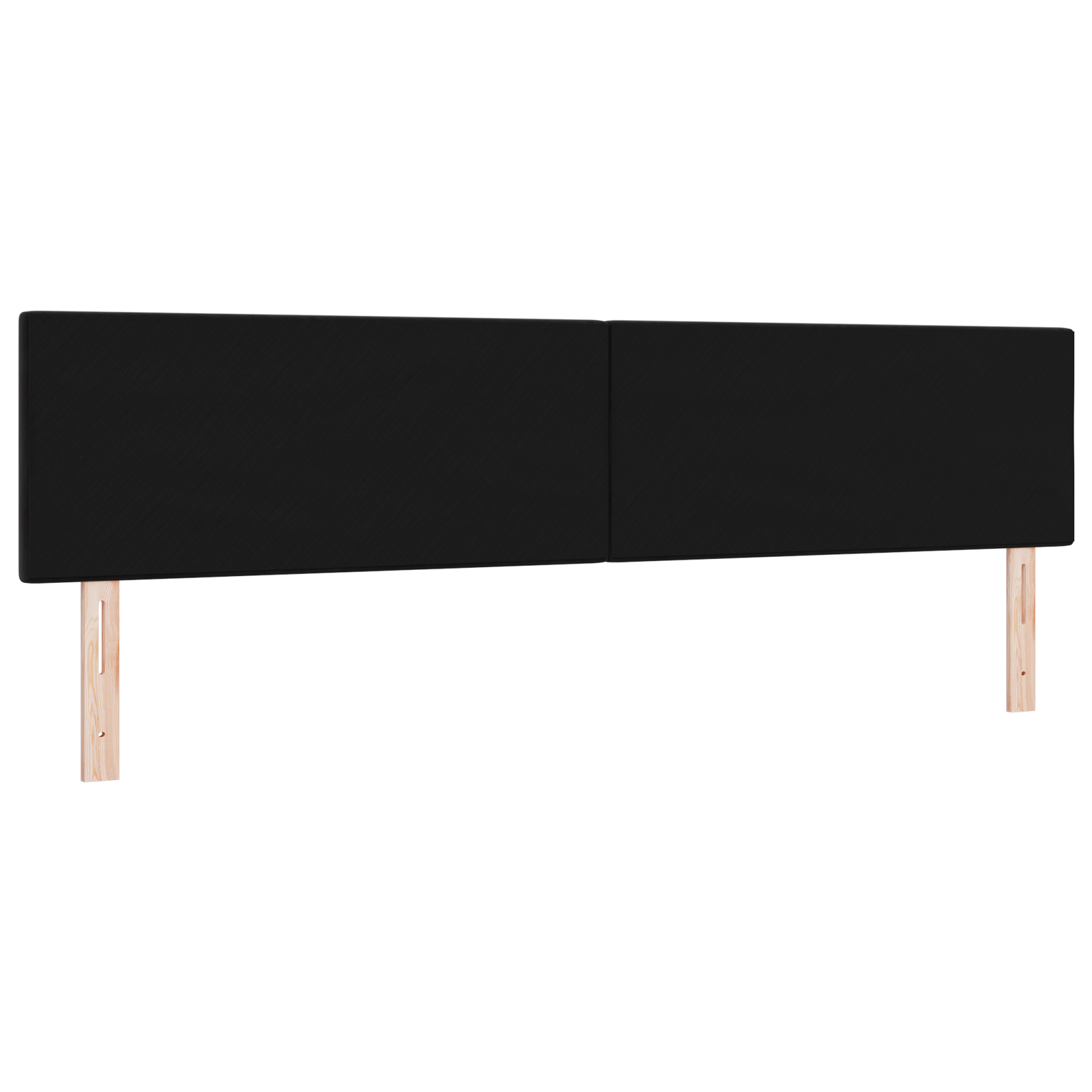 vidaXL Tăblie cap cu lumini cu bandă LED Negru 100 cm Catifea