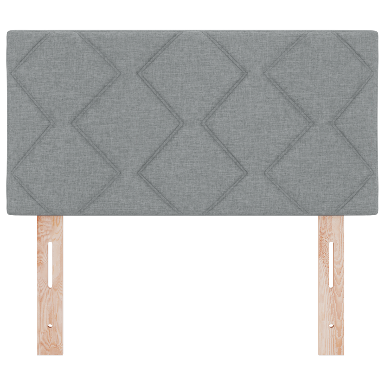 Tablă LED vidaXL cu Design Blocuri de Diamant Gri Deschis 80 cm Țesătură