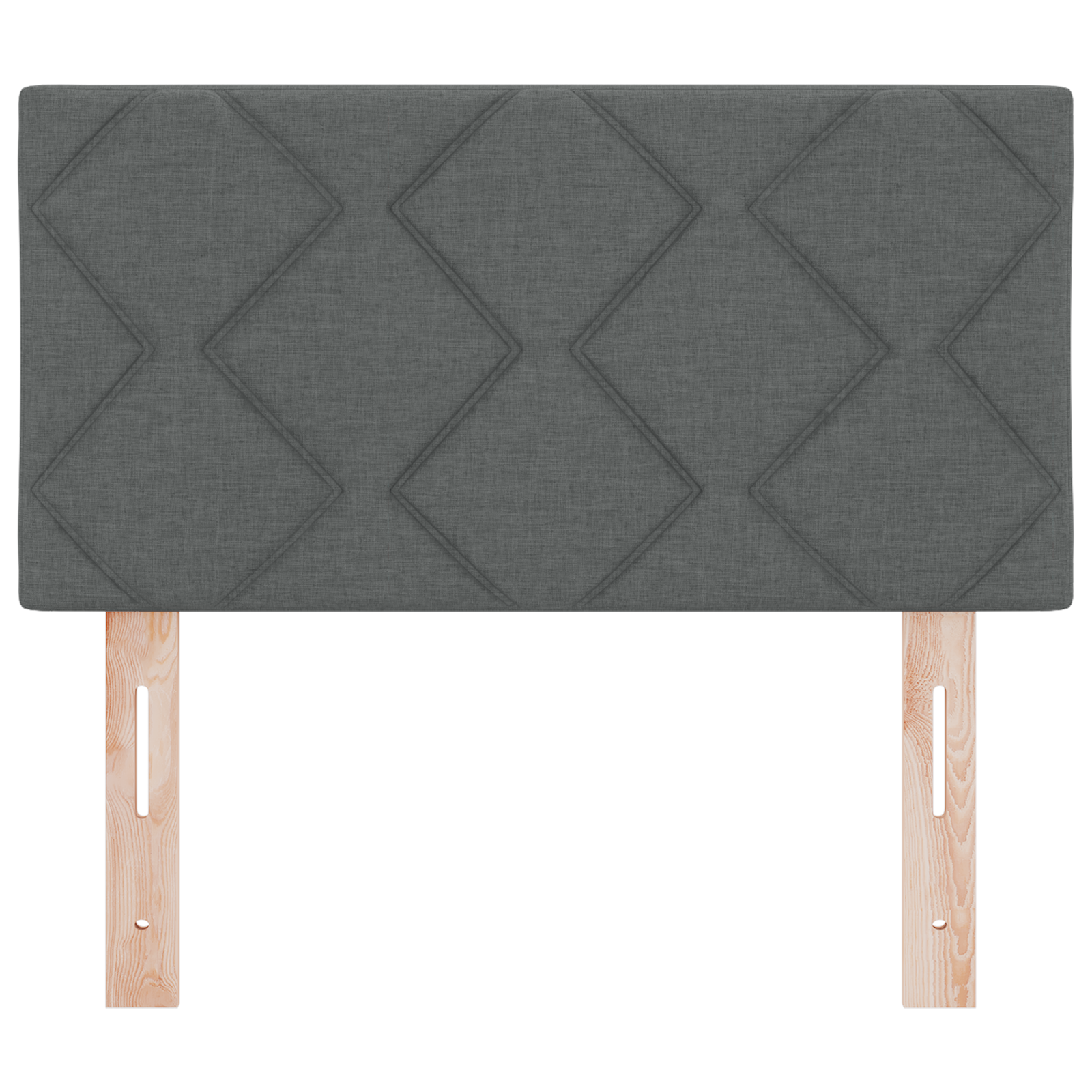 Cap de Pat LED vidaXL cu design de blocuri de diamant gri închis 80 cm țesătură Cap de Pat LED vidaXL cu design de blocuri de diamant gri închis 80 cm țesătură