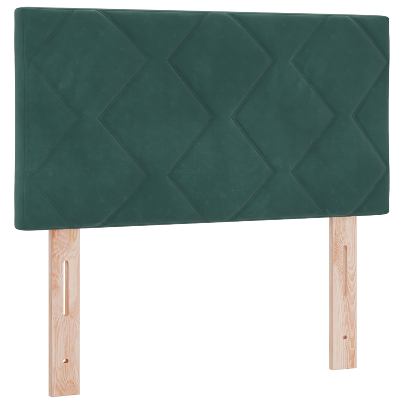 vidaXL Tăblie LED cu lumini cu bandă LED Verde închis 80 cm Catifea