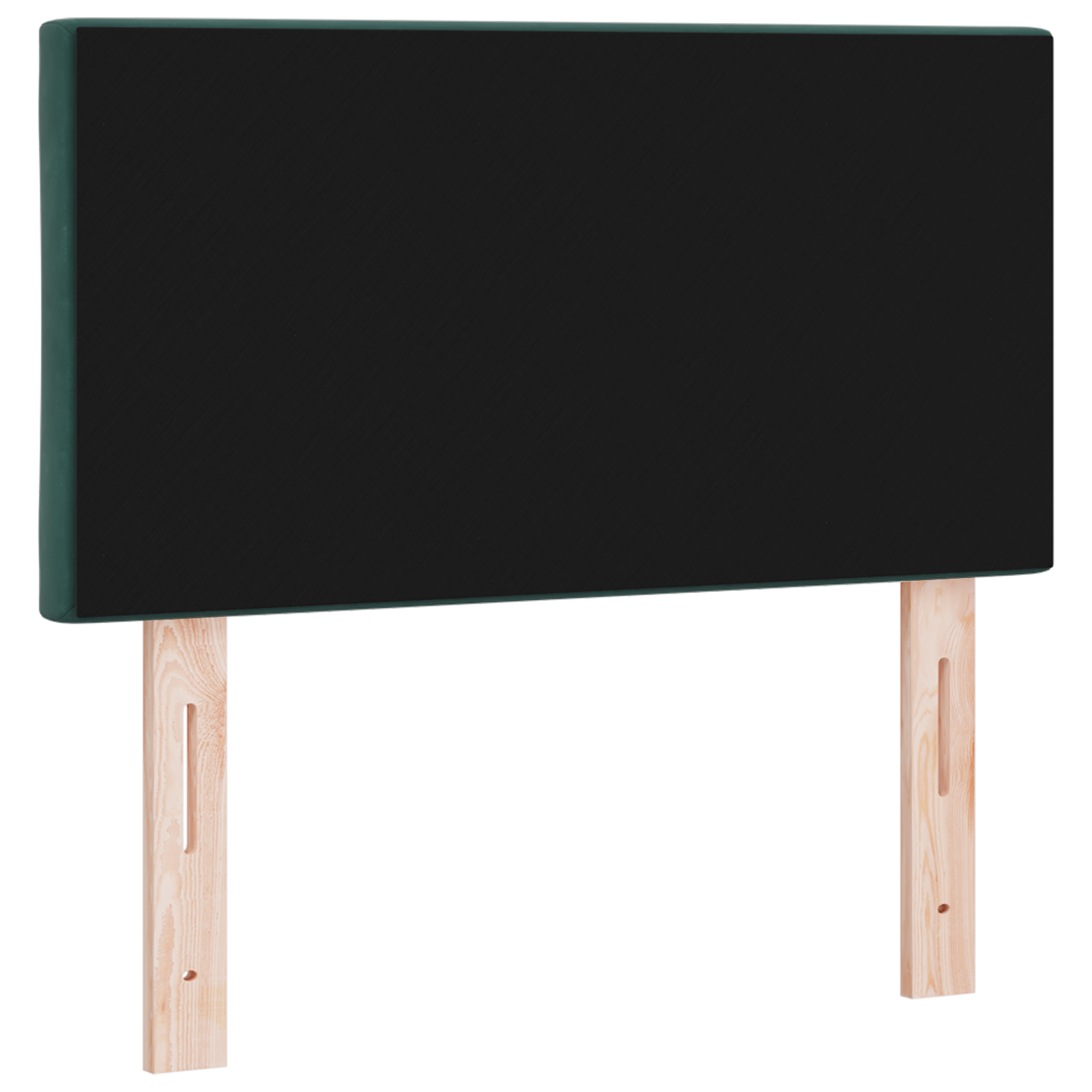 vidaXL Tăblie LED cu lumini cu bandă LED Verde închis 80 cm Catifea