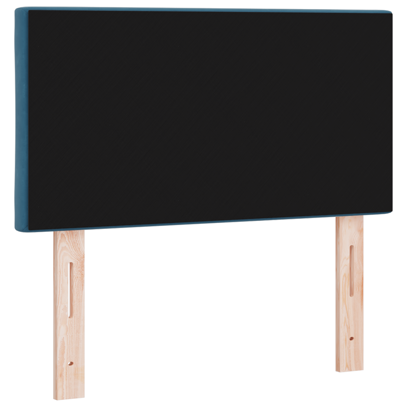 vidaXL Tăblie LED cu lumini cu bandă LED Albastru închis 80 cm Catifea vidaXL Tăblie LED cu lumini cu bandă LED Albastru închis 80 cm Catifea