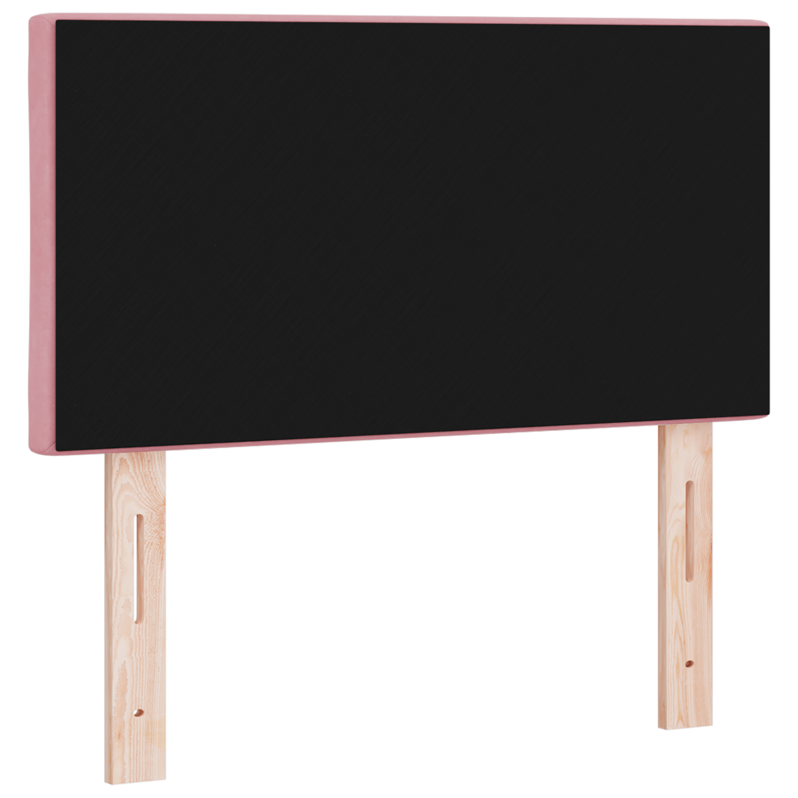 vidaXL Tăblie LED cu lumini cu bandă LED Geometric Roz 80 cm Catifea vidaXL Tăblie LED cu lumini cu bandă LED Geometric Roz 80 cm Catifea