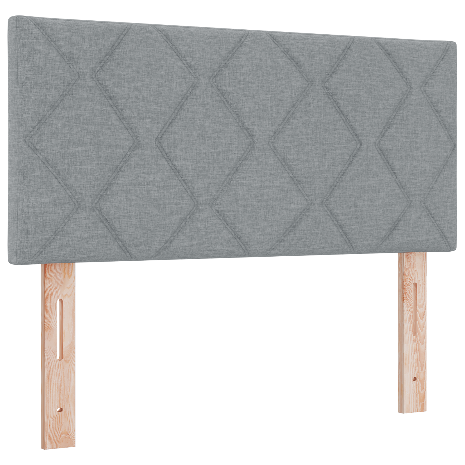 Cap de Pat LED vidaXL Design Blocuri de diamant Gri deschis 90 cm Țesătură Cap de Pat LED vidaXL Design Blocuri de diamant Gri deschis 90 cm Țesătură