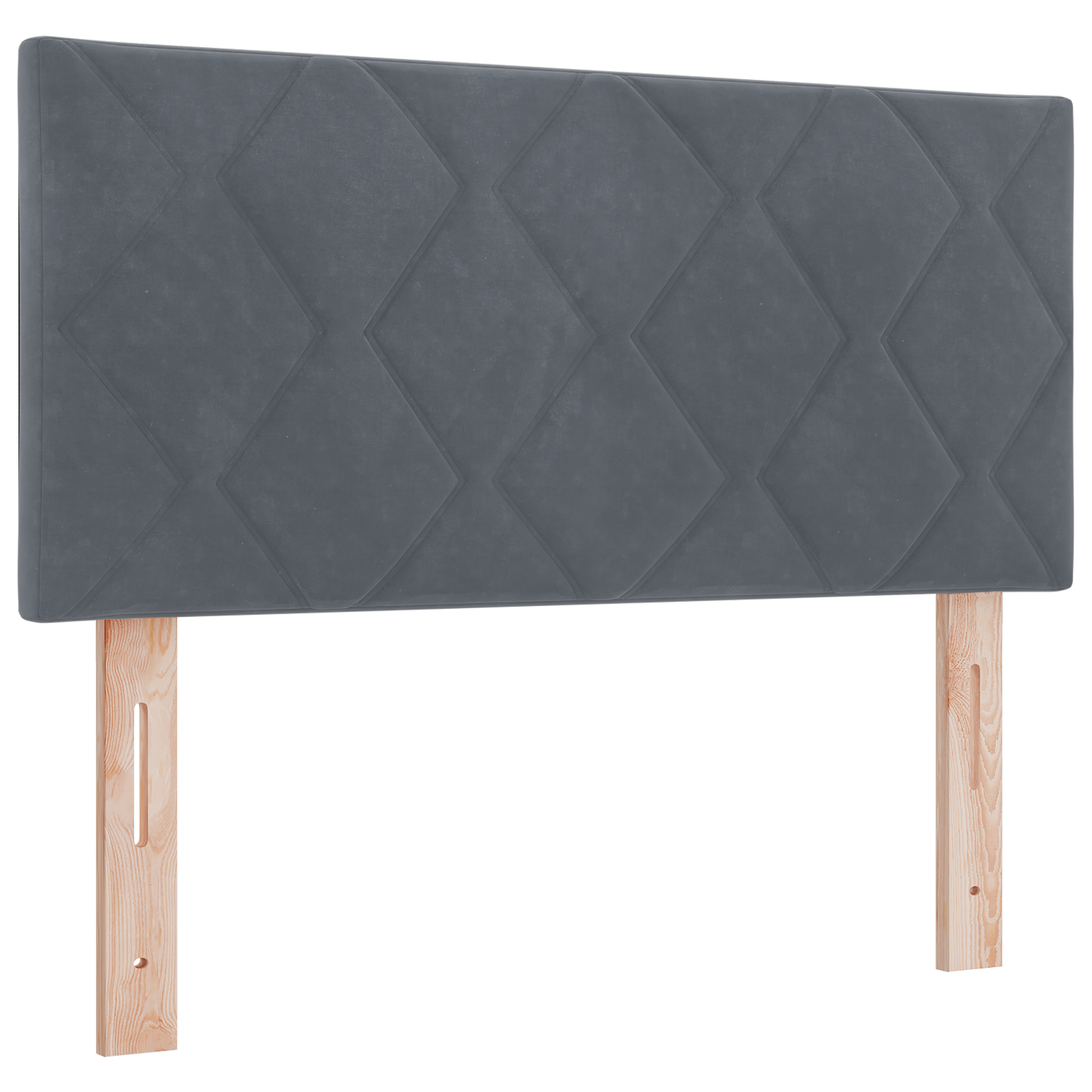 vidaXL <strong>Cap de Pat LED cu Blocuri de Diamant</strong> în gri închis, de 90 cm, din catifea. vidaXL <strong>Cap de Pat LED cu Blocuri de Diamant</strong> în gri închis, de 90 cm, din catifea.