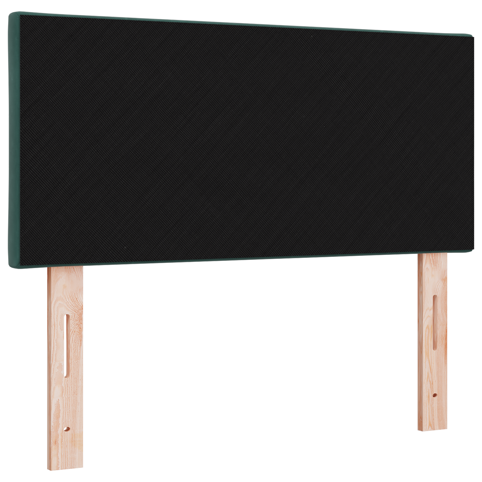 vidaXL Tăblie LED cu lumini cu bandă LED Verde închis 90 cm Catifea