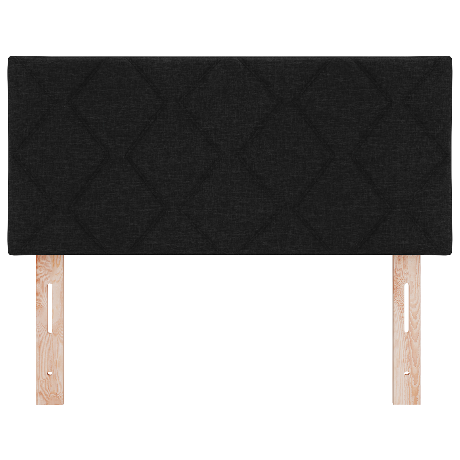 vidaXL Tăblie cap cu lumini cu bandă LED Negru 100 cm țesătură