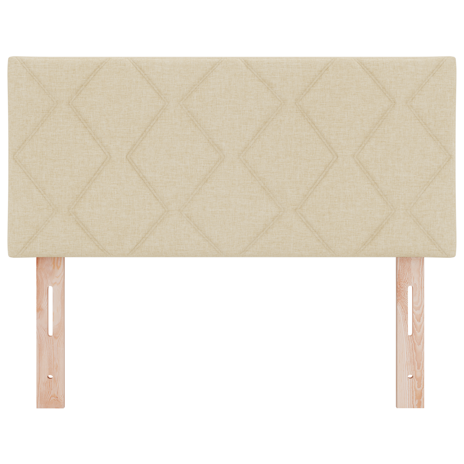 vidaXL Cap de pat LED design blocuri de diamant crem 100 cm tapițat vidaXL Cap de pat LED design blocuri de diamant crem 100 cm tapițat