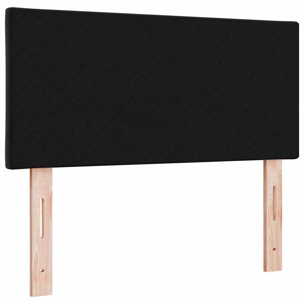 vidaXL Tăblie LED cu lumini cu bandă LED Argyle Negru 100 cm Catifea vidaXL Tăblie LED cu lumini cu bandă LED Argyle Negru 100 cm Catifea