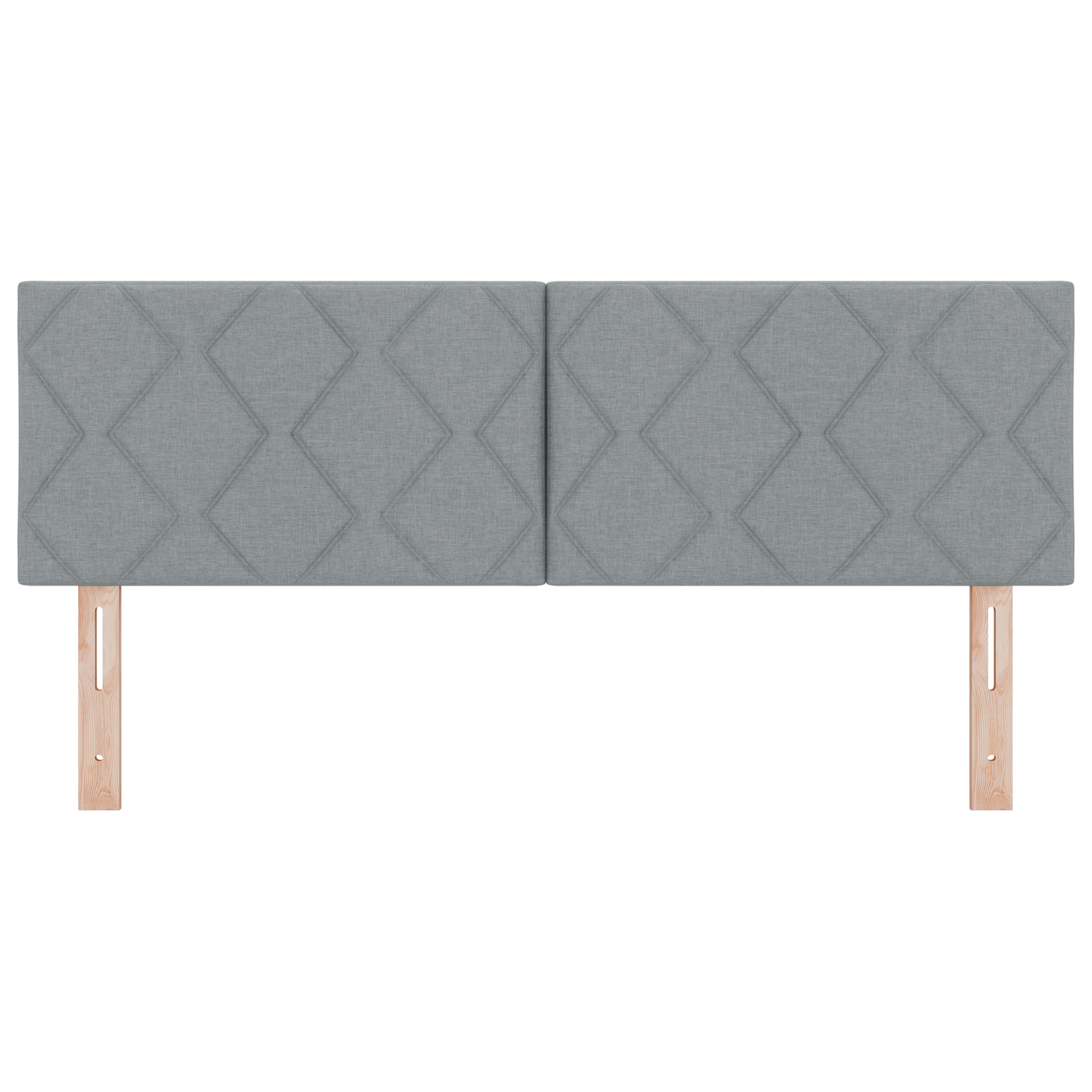 Cap de Pat vidaXL Design Blocuri în Diamant Gri Deschis 144 cm Țesătură Cap de Pat vidaXL Design Blocuri în Diamant Gri Deschis 144 cm Țesătură