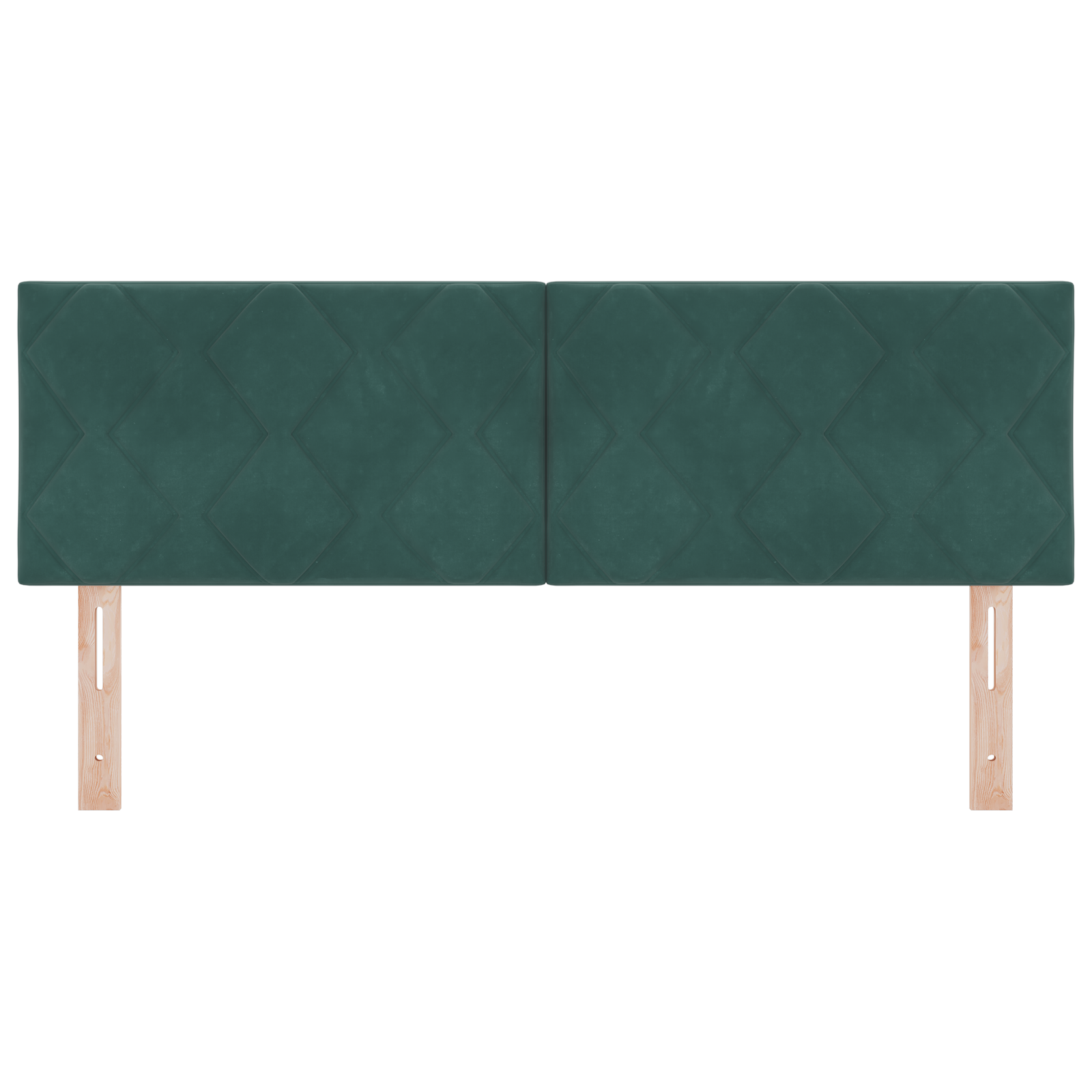 vidaXL Tăblie LED cu lumini cu bandă LED Verde închis 144 cm Catifea
