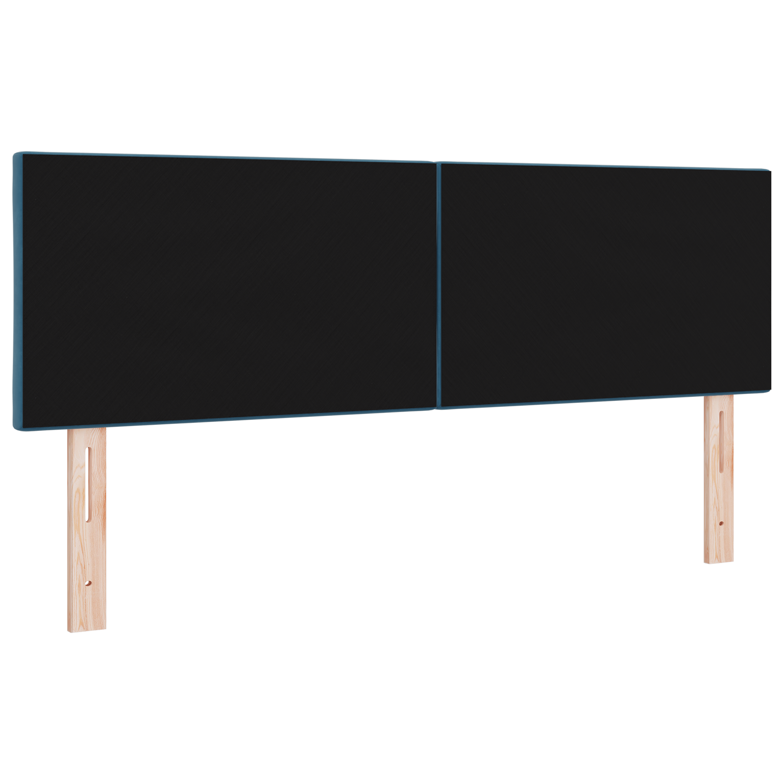vidaXL Cap de pat LED cu design de blocuri de diamant, albastru închis, 144 cm vidaXL Cap de pat LED cu design de blocuri de diamant, albastru închis, 144 cm