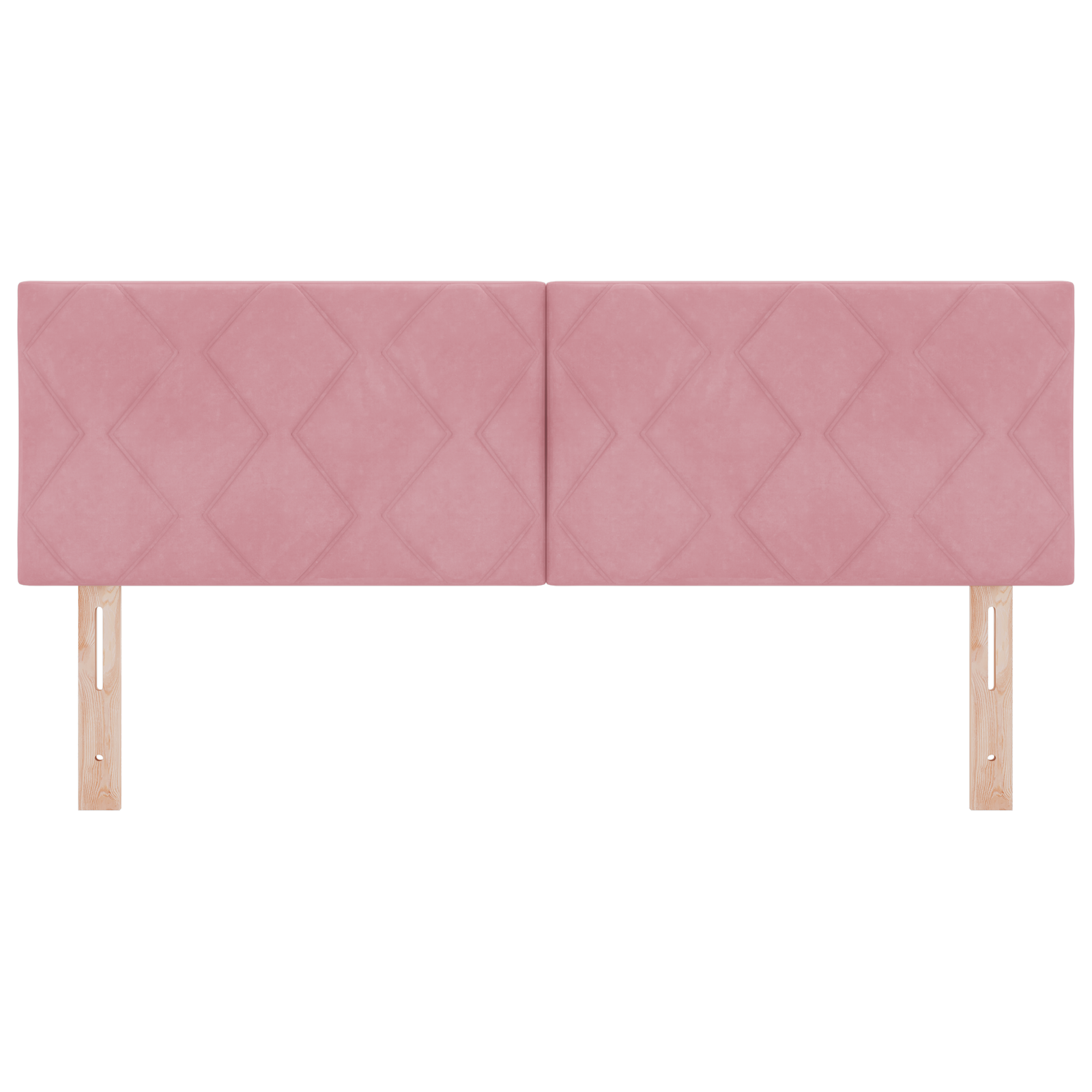 vidaXL Tăblie LED cu lumini cu bandă LED Geometric Roz 144 cm Catifea vidaXL Tăblie LED cu lumini cu bandă LED Geometric Roz 144 cm Catifea