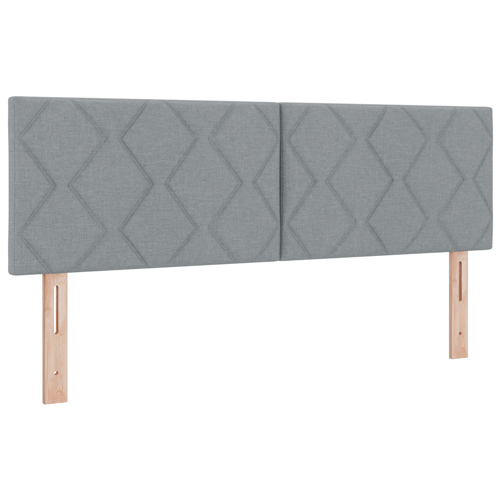 Cap de Pat LED vidaXL cu Blocuri de Diamante Gri deschis 160 cm Țesătură Cap de Pat LED vidaXL cu Blocuri de Diamante Gri deschis 160 cm Țesătură