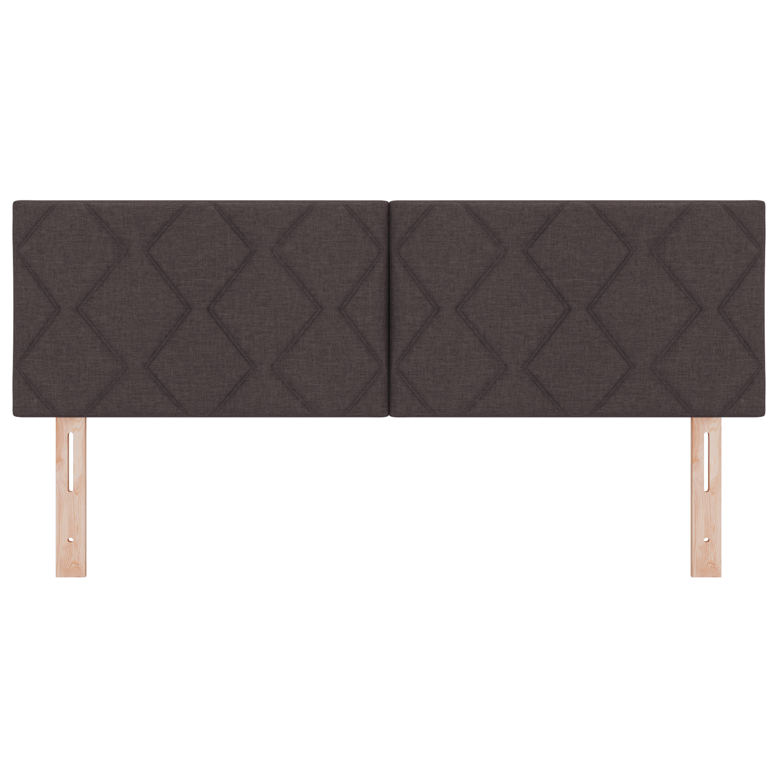 Cap de pat LED vidaXL cu design blocuri în diamant maro închis 160 cm țesătură Cap de pat LED vidaXL cu design blocuri în diamant maro închis 160 cm țesătură