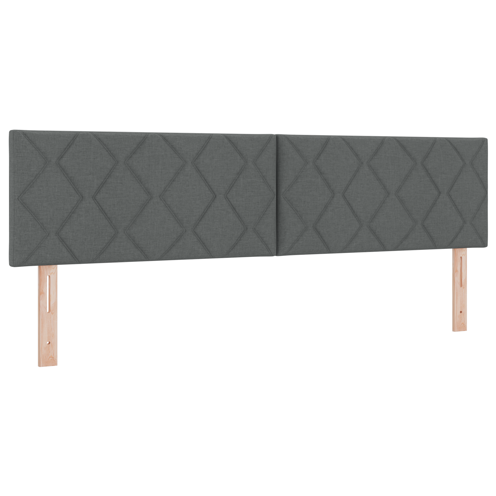 vidaXL Cap de Pat LED Design Blocuri în Diamant Gri Întunecat 180 cm Țesătură vidaXL Cap de Pat LED Design Blocuri în Diamant Gri Întunecat 180 cm Țesătură