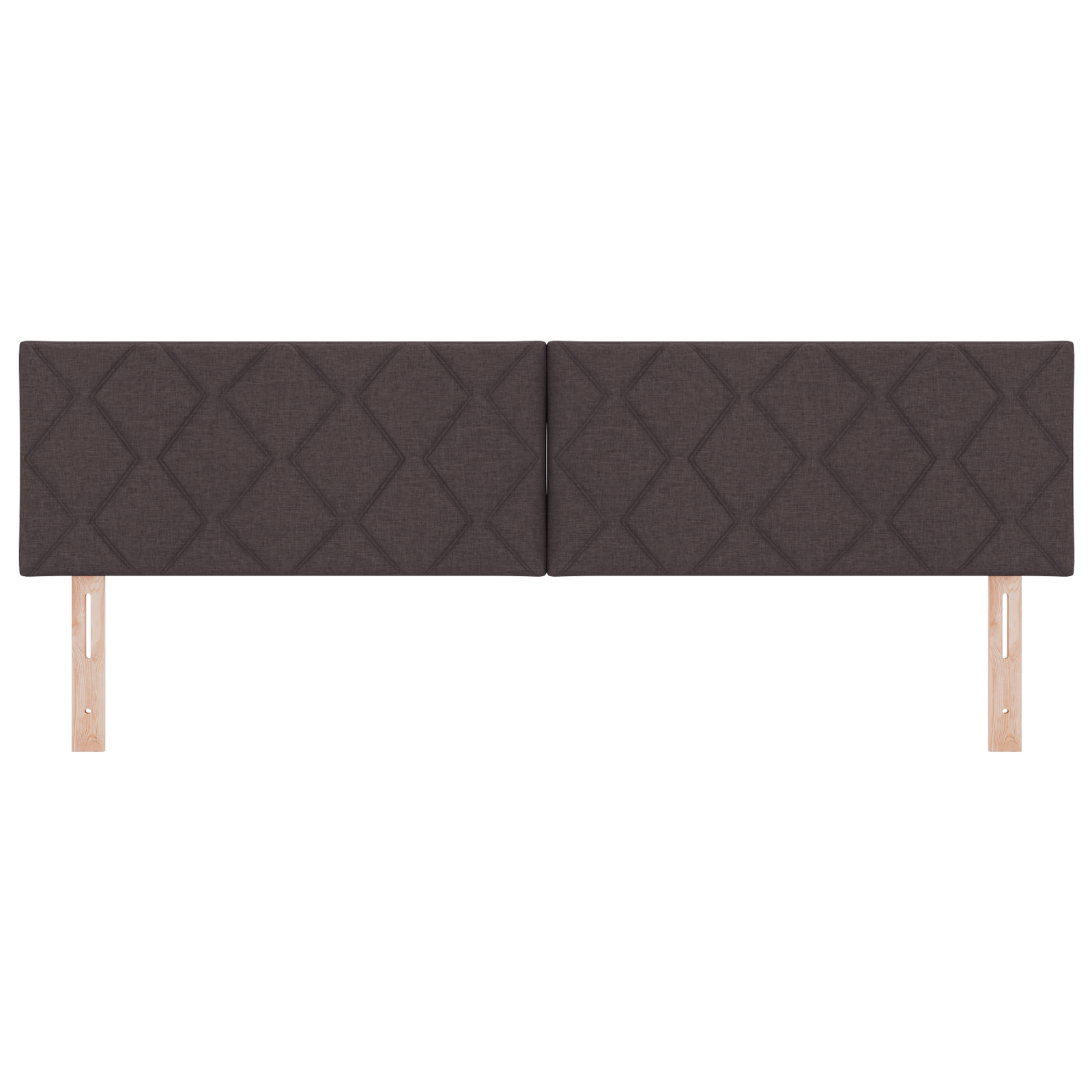 Cap de pat LED vidaXL cu design blocuri diamant maron închis 180 cm țesătură Cap de pat LED vidaXL cu design blocuri diamant maron închis 180 cm țesătură