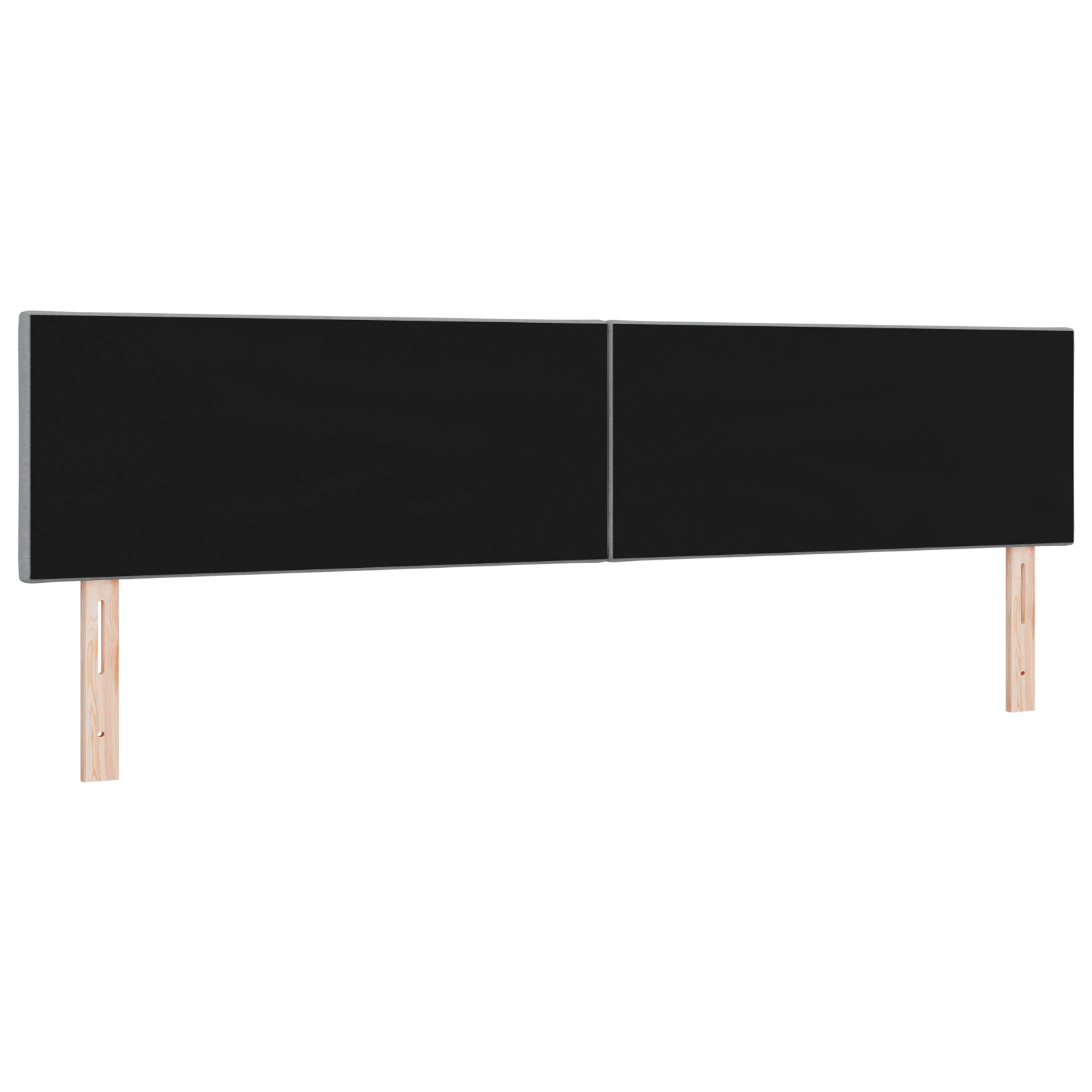 Tăblie LED vidaXL cu design blocuri de diamant în gri deschis, 200 cm țesătură Tăblie LED vidaXL cu design blocuri de diamant în gri deschis, 200 cm țesătură