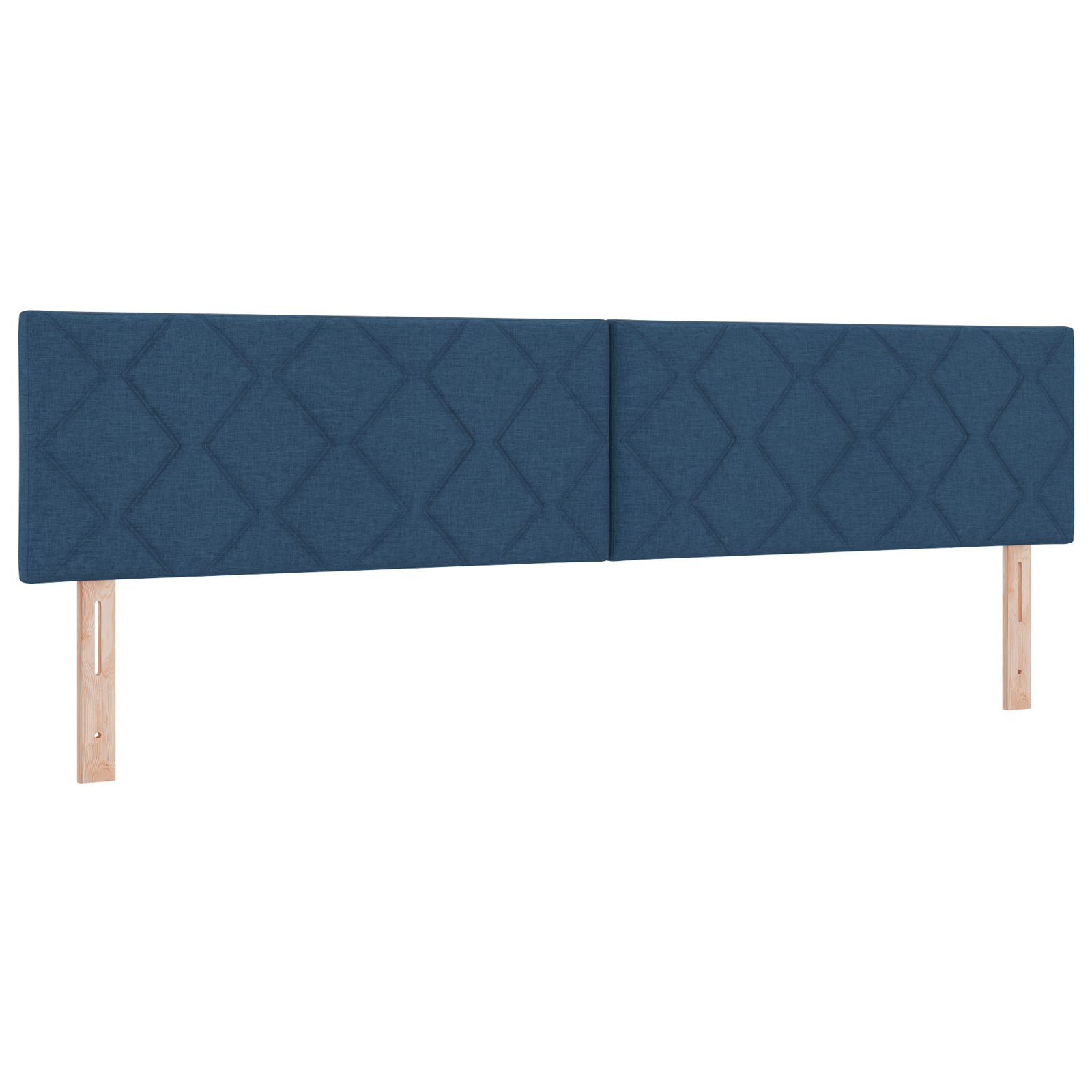 LED vidaXL Tăblie Design Blocuri de Diamante Albastru 200 cm Țesătură LED vidaXL Tăblie Design Blocuri de Diamante Albastru 200 cm Țesătură