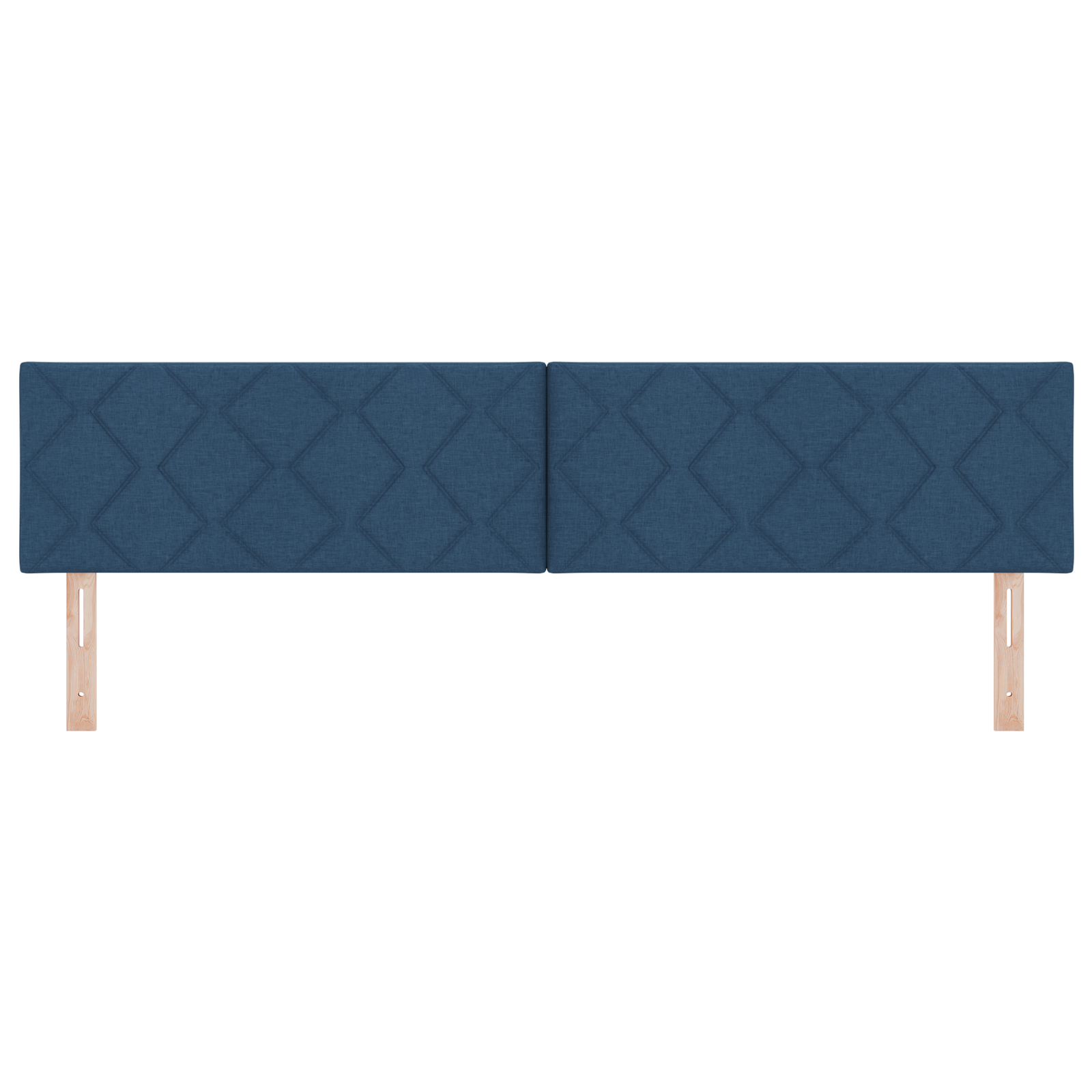LED vidaXL Tăblie Design Blocuri de Diamante Albastru 200 cm Țesătură LED vidaXL Tăblie Design Blocuri de Diamante Albastru 200 cm Țesătură