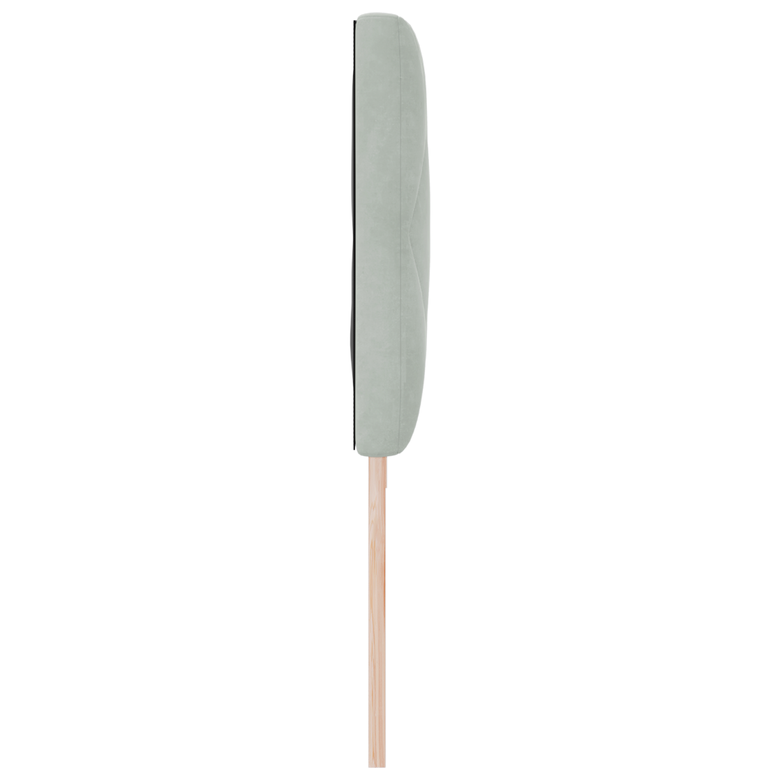 vidaXL Tăblie LED cu lumini cu bandă LED Gri deschis 200 cm Catifea