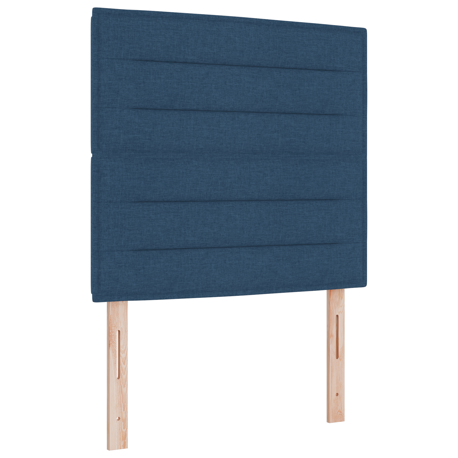 vidaXL Headboard cu LED Design Linii Albastre 90 cm Țesătură