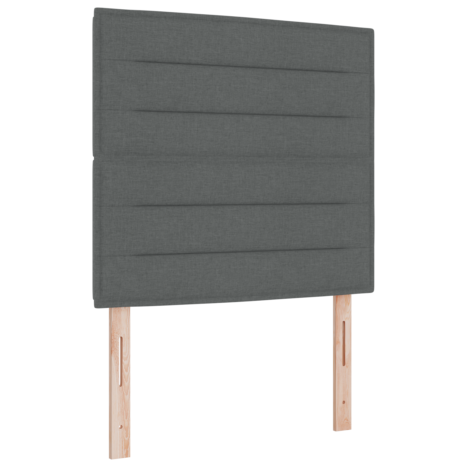 vidaXL Cap de pat LED Design Linii Gri închis 100 cm Țesătură vidaXL Cap de pat LED Design Linii Gri închis 100 cm Țesătură
