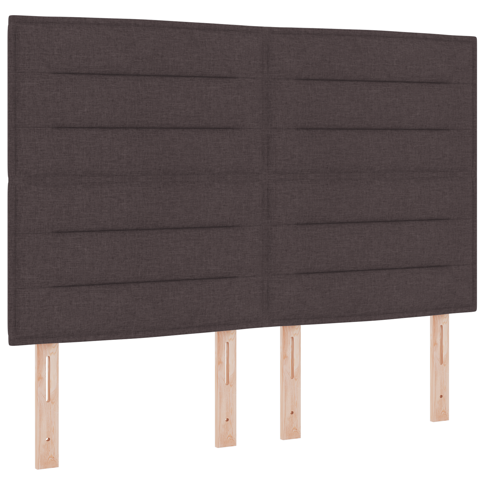 vidaXL Capitonnaj LED Design Linii Maro închis 72 cm Țesătură