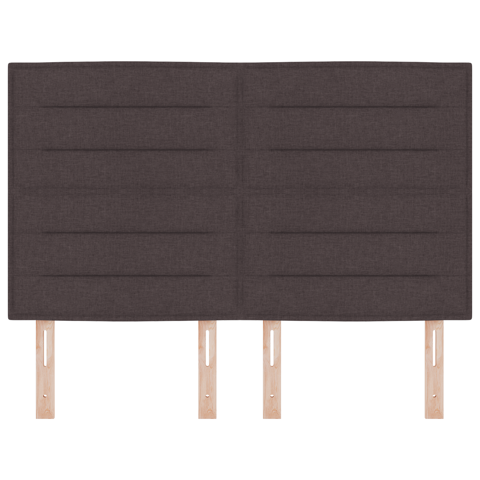 vidaXL Capitonnaj LED Design Linii Maro închis 72 cm Țesătură