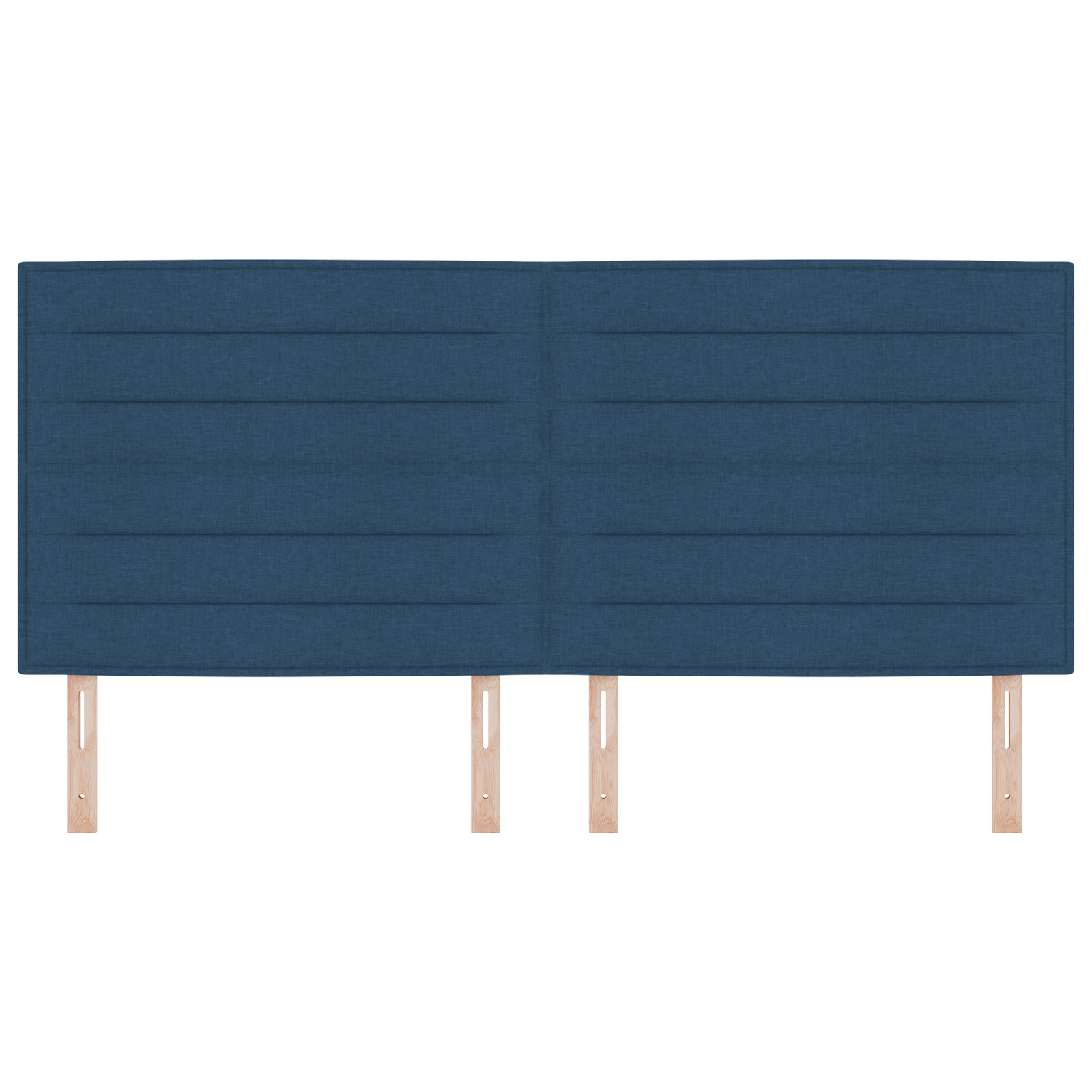 vidaXL Cap de Pat LED Design Linii Albastru 200 cm Țesătură vidaXL Cap de Pat LED Design Linii Albastru 200 cm Țesătură