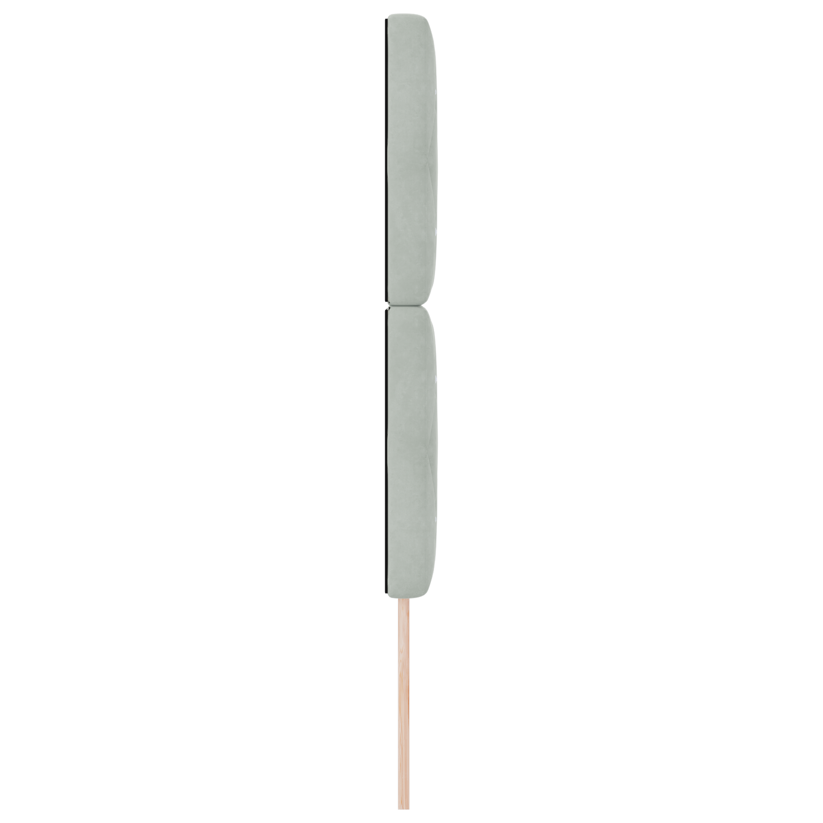 vidaXL Tête de lit LED gri deschis, 80 cm, din velur vidaXL Tête de lit LED gri deschis, 80 cm, din velur