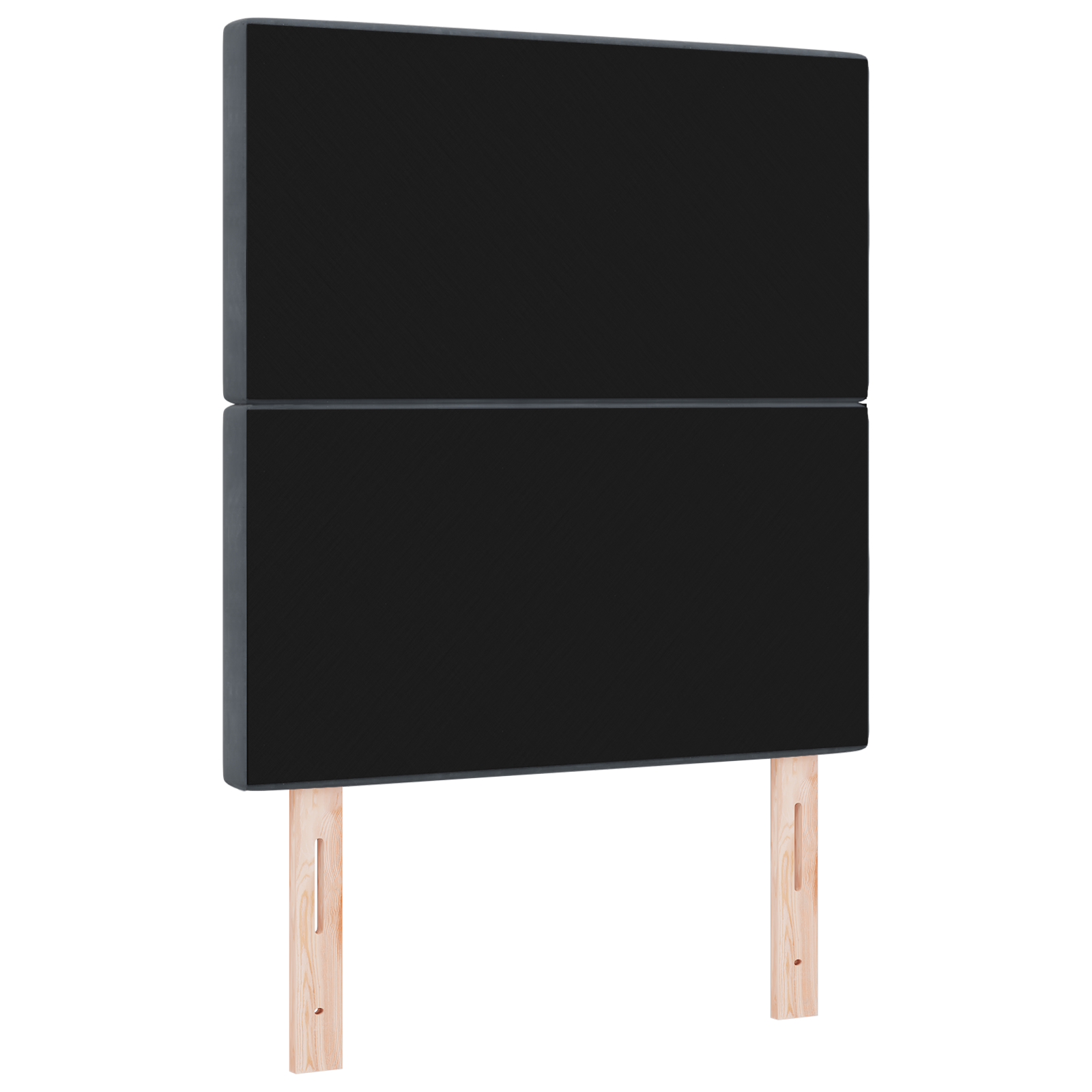 vidaXL Tăblie LED cu lumini cu bandă LED Gri închis 80 cm Catifea