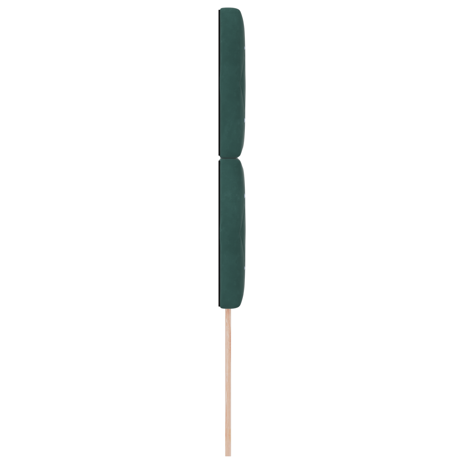 vidaXL Tăblie LED cu lumini cu bandă LED Verde închis 90 cm Catifea