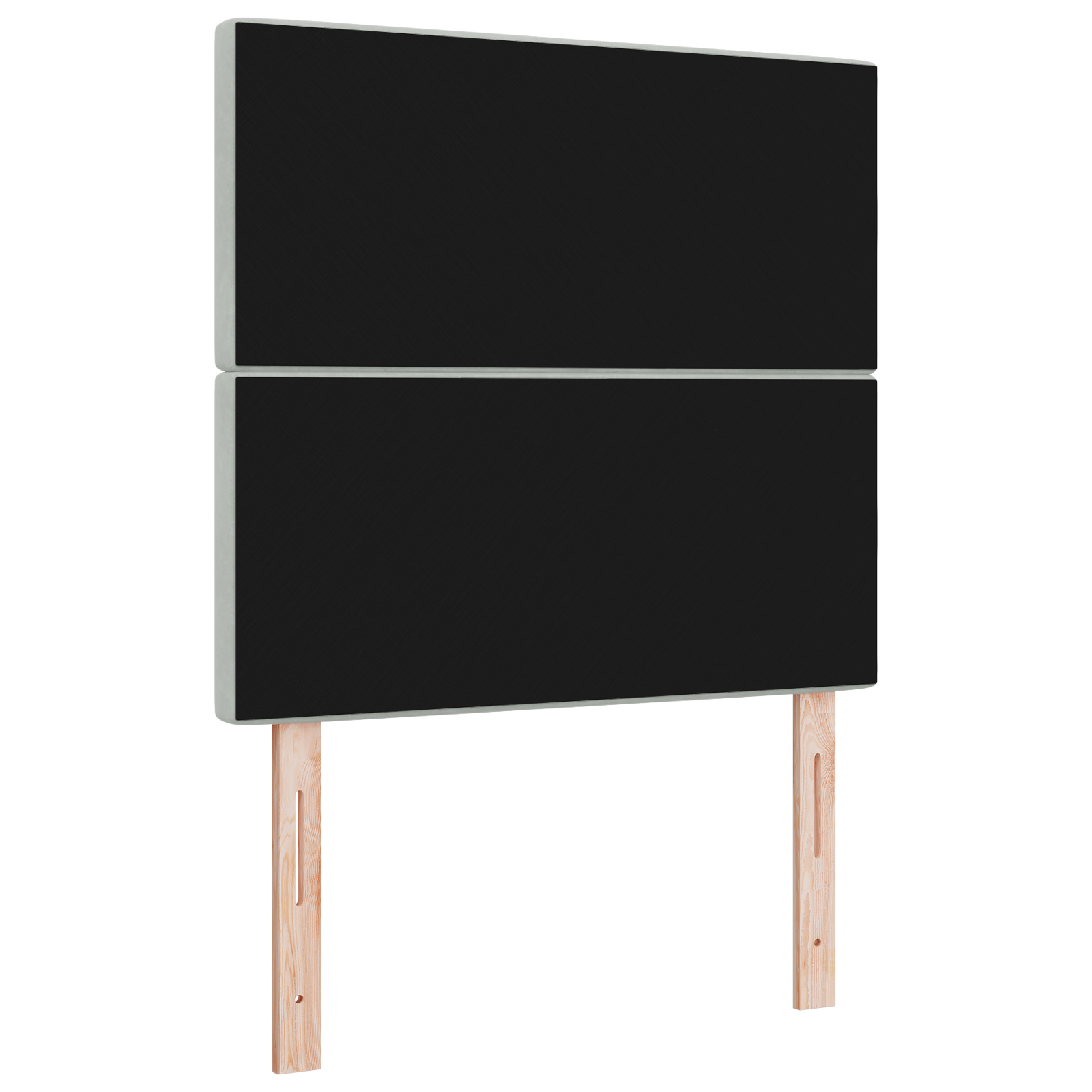 vidaXL Cap de pat LED gri deschis, 100 cm, din catifea vidaXL Cap de pat LED gri deschis, 100 cm, din catifea