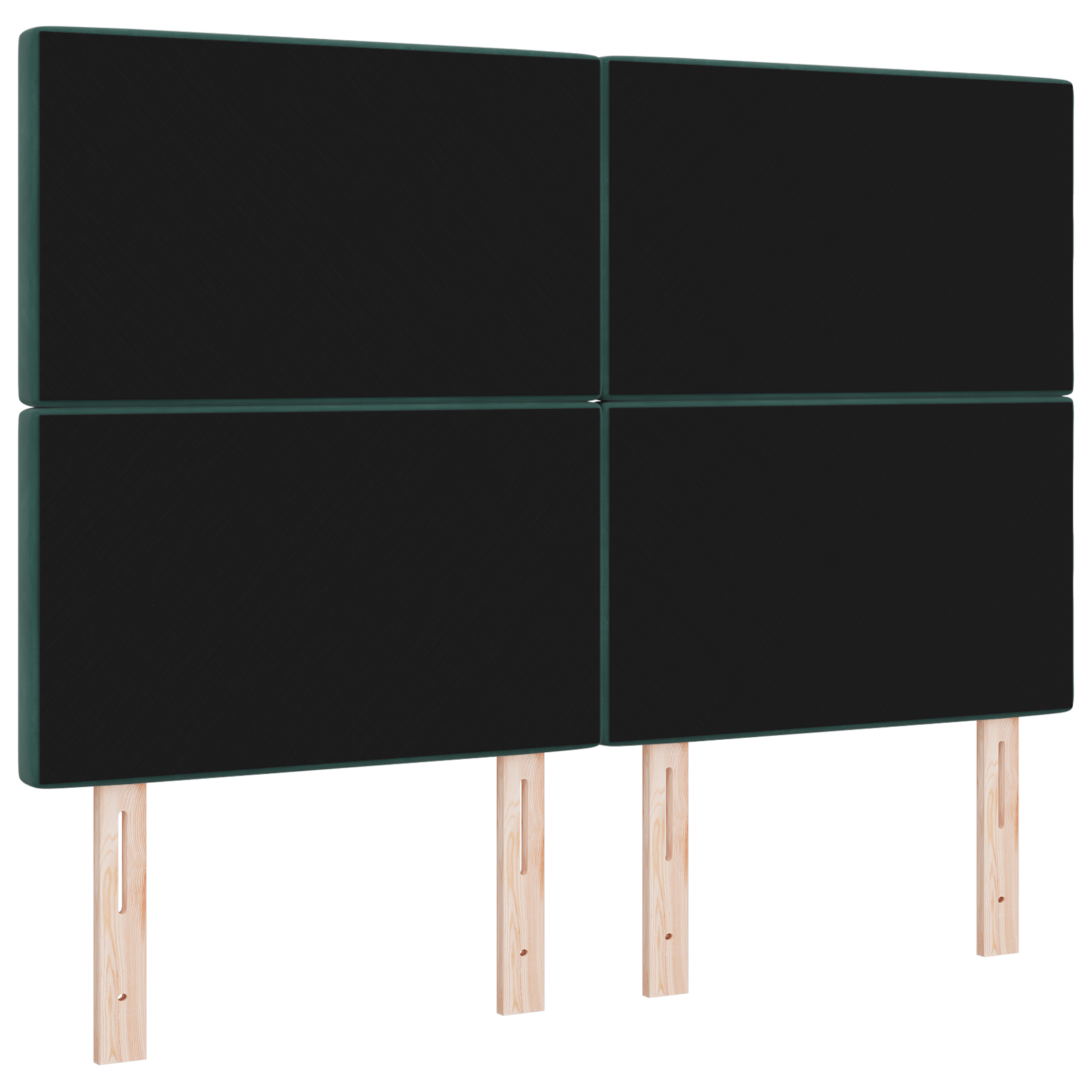 vidaXL Cap de pat LED verde închis 72 cm din catifea vidaXL Cap de pat LED verde închis 72 cm din catifea