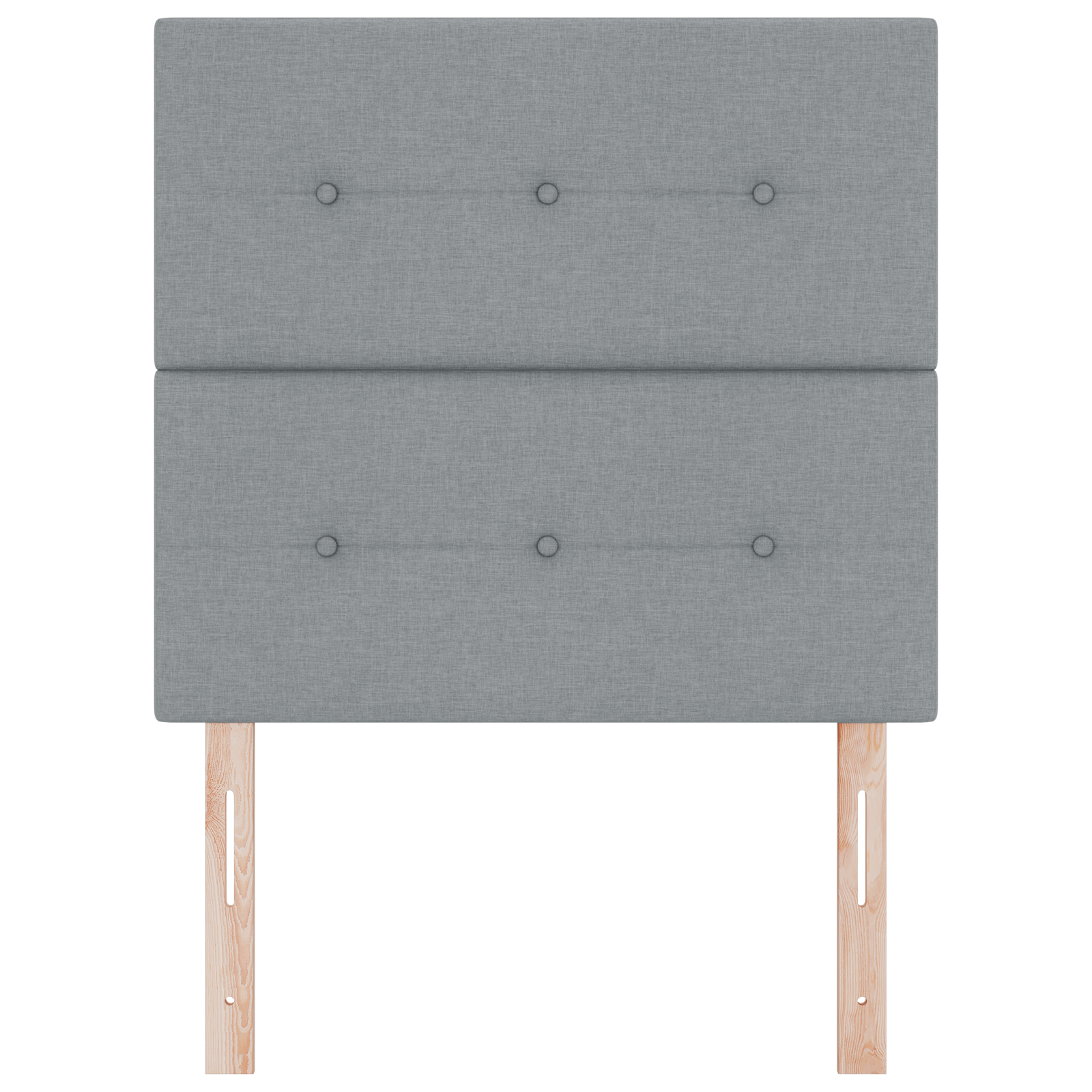 vidaXL Tăblie cu LED cu lumini cu bandă LED Gri deschis 80 cm țesătură vidaXL Tăblie cu LED cu lumini cu bandă LED Gri deschis 80 cm țesătură