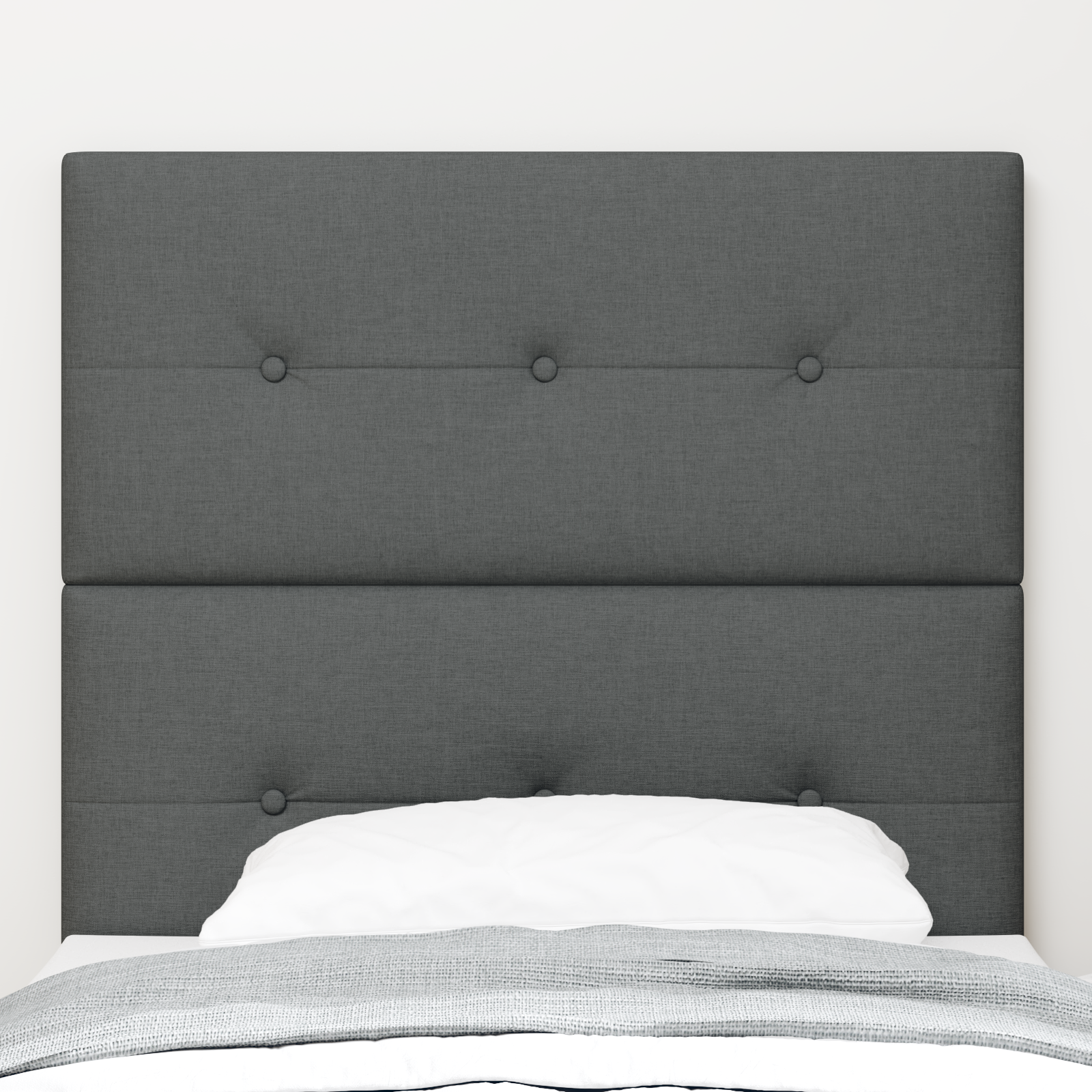 vidaXL Cap de pat LED gri închis 80 cm din țesătură vidaXL Cap de pat LED gri închis 80 cm din țesătură