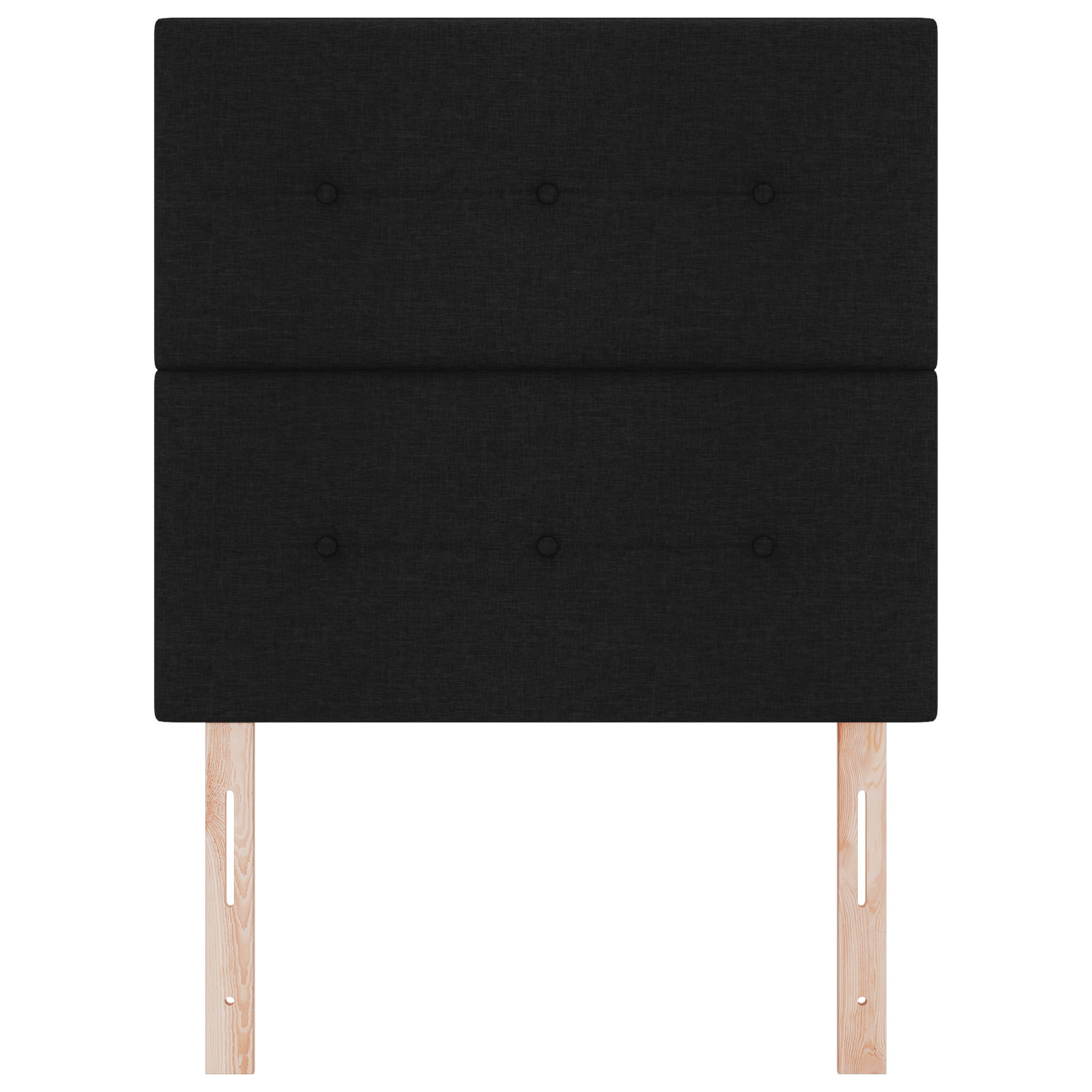 vidaXL Capăt de pat LED negru, 80 cm, din țesătură vidaXL Capăt de pat LED negru, 80 cm, din țesătură