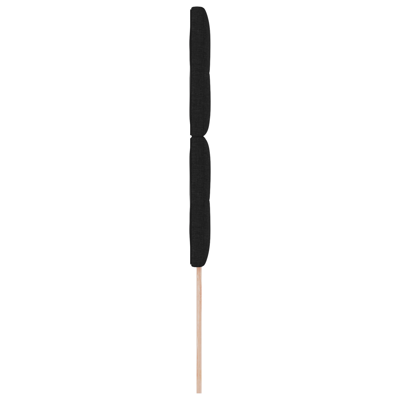 vidaXL Capăt de pat LED negru, 80 cm, din țesătură vidaXL Capăt de pat LED negru, 80 cm, din țesătură