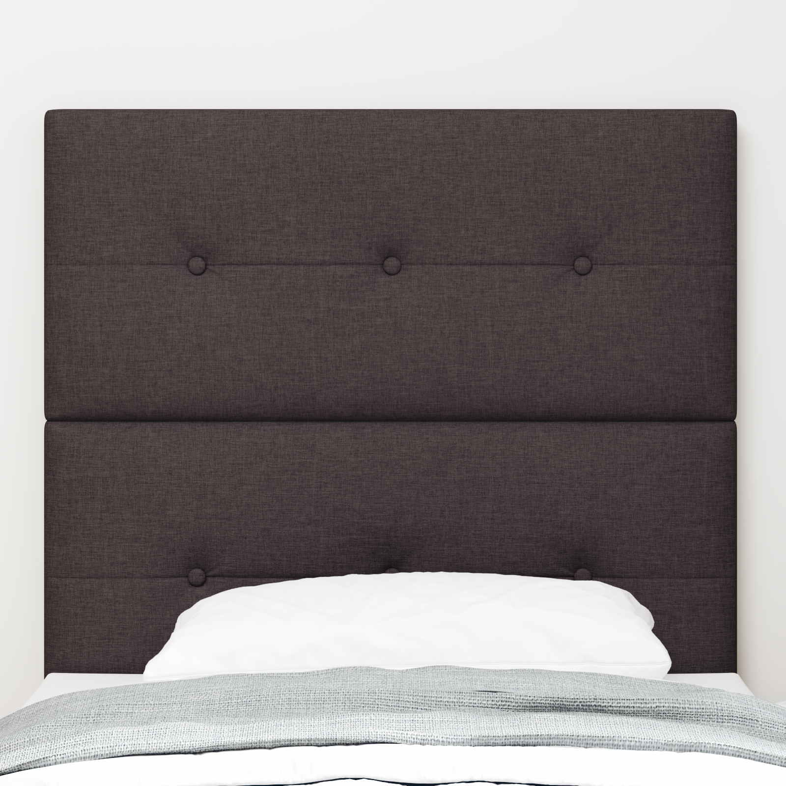 vidaXL Cap de pat LED maro închis de 80 cm din țesătură vidaXL Cap de pat LED maro închis de 80 cm din țesătură