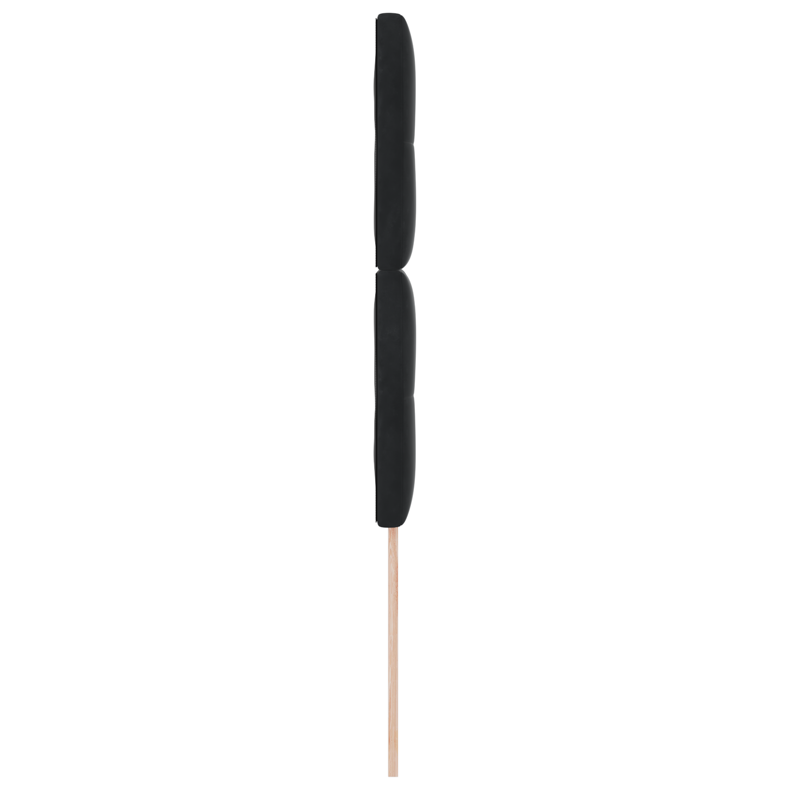 Tăblie LED vidaXL Neagră 80 cm Catifea