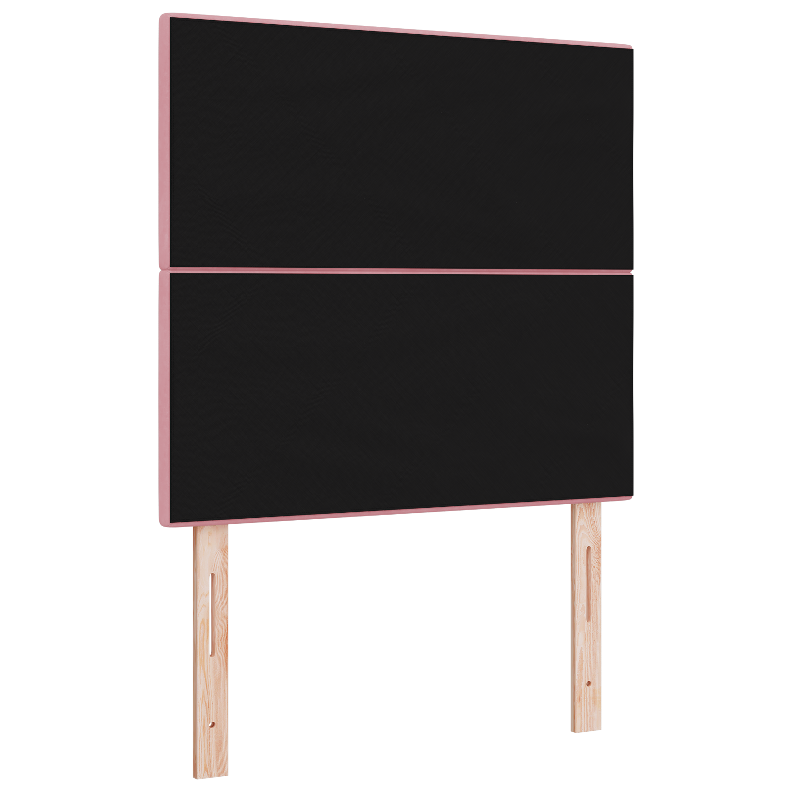 vidaXL Headboard LED Roz 100 cm Catifea vidaXL Headboard LED Roz 100 cm Catifea